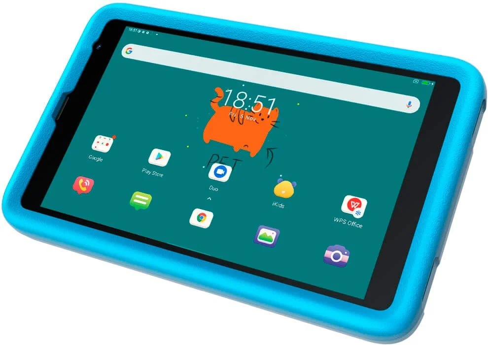 Планшет 8" Blackview Tab 6 Kids 3/32Gb 4G 4 ядра Android 11 5580 mAh Donut Blue, фото №4