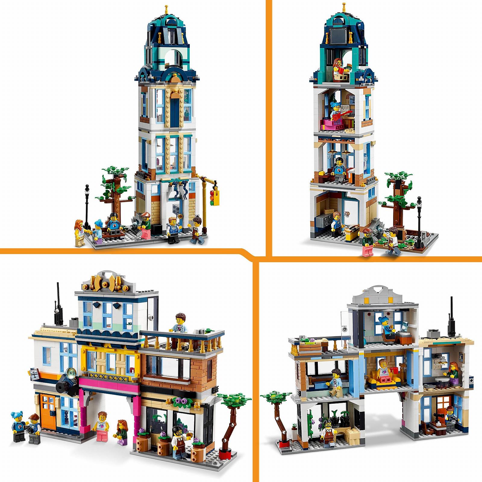 Конструктор LEGO Creator 3-в-1 31141 Main Street Art Deco High Rise Market Street, фото №5