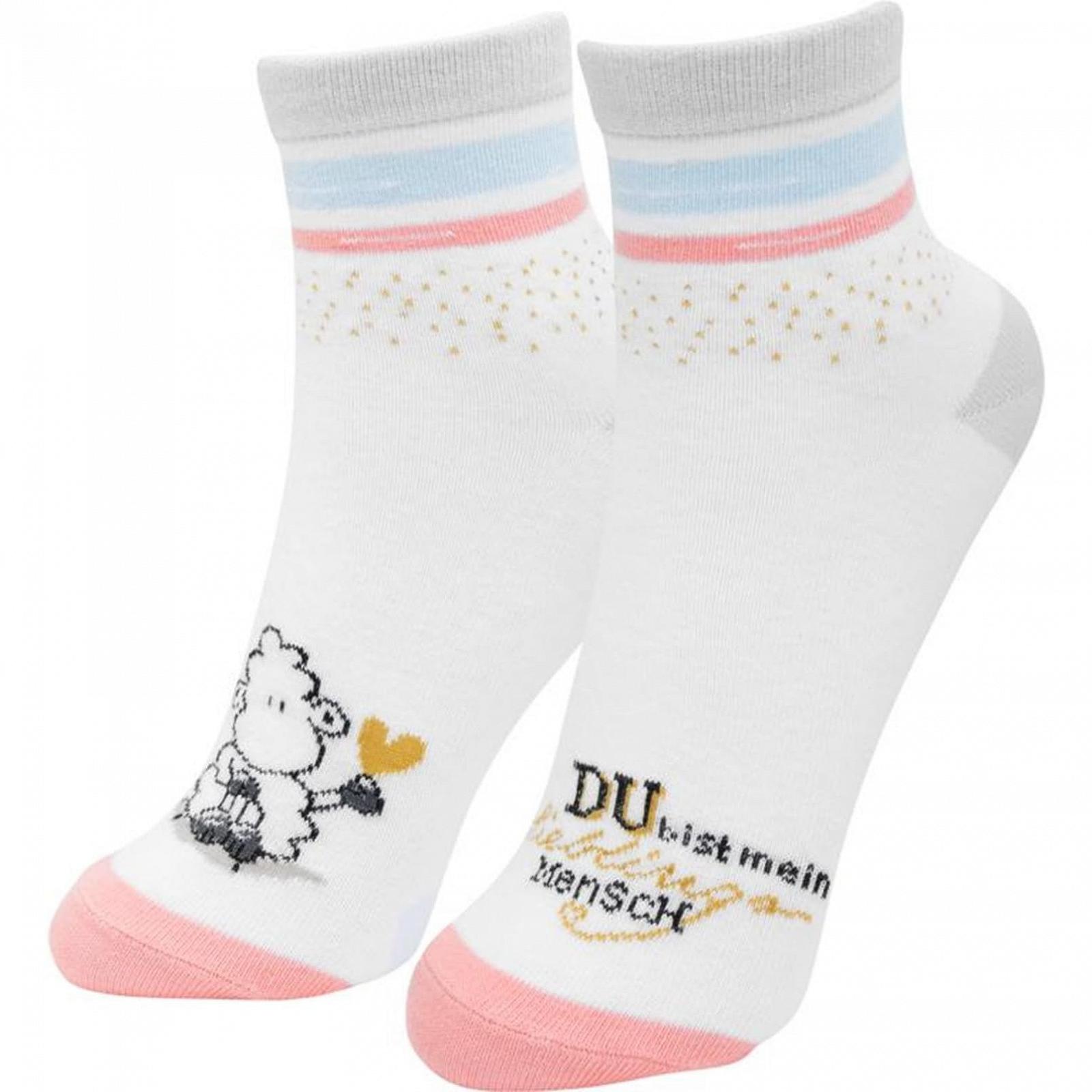 Волшебные носки Sheepworld Du bist mein Lieblingsmensch, размер 36-40, для женщин, белые, фото №1