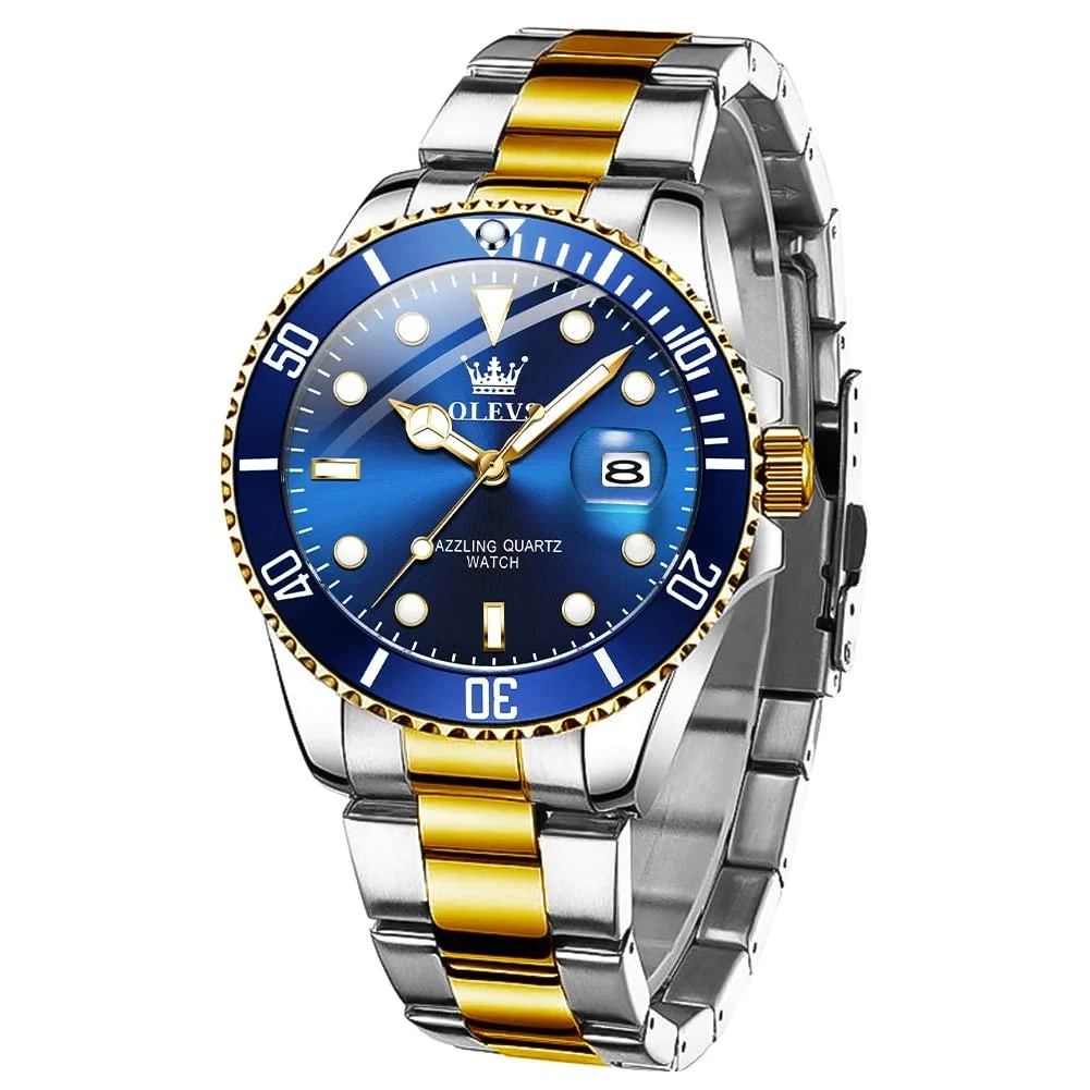 Чоловічий годинник OLEVS Кварцовий Аналоговий Водонепроникний Люмінесцентний, фото №1 Чоловічий годинник OLEVS Кварцовий Аналоговий Водонепроникний Люмінесцентний, фото №1