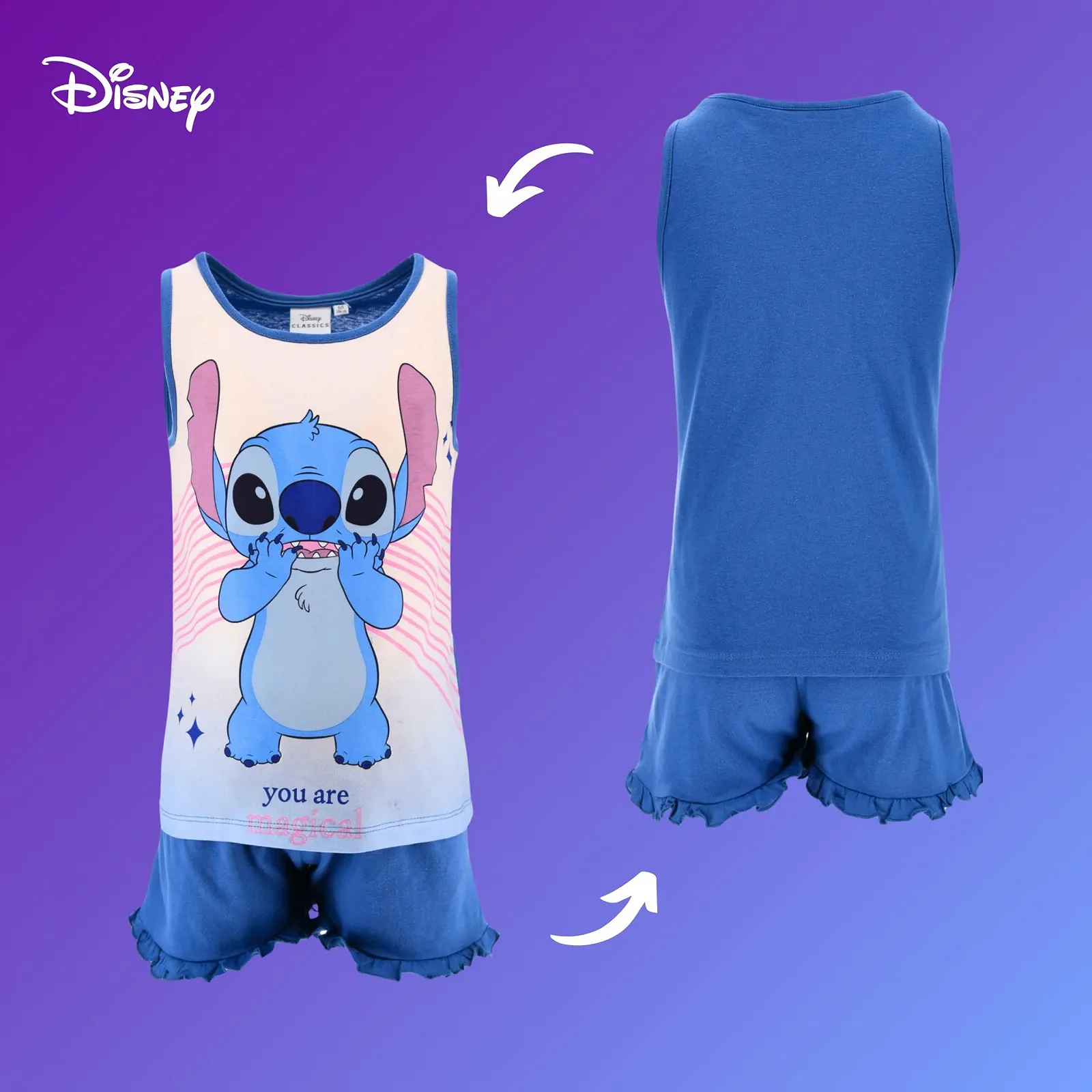 Піжама Disney Stitch Комплект для дівчат з 2 предметів 'You Are Magical', фото №9 Піжама Disney Stitch Комплект для дівчат з 2 предметів 'You Are Magical', фото №9