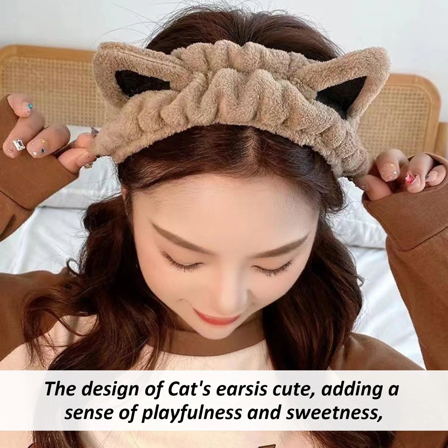 Пов'язка Вушка котика плюшевий, фото №4