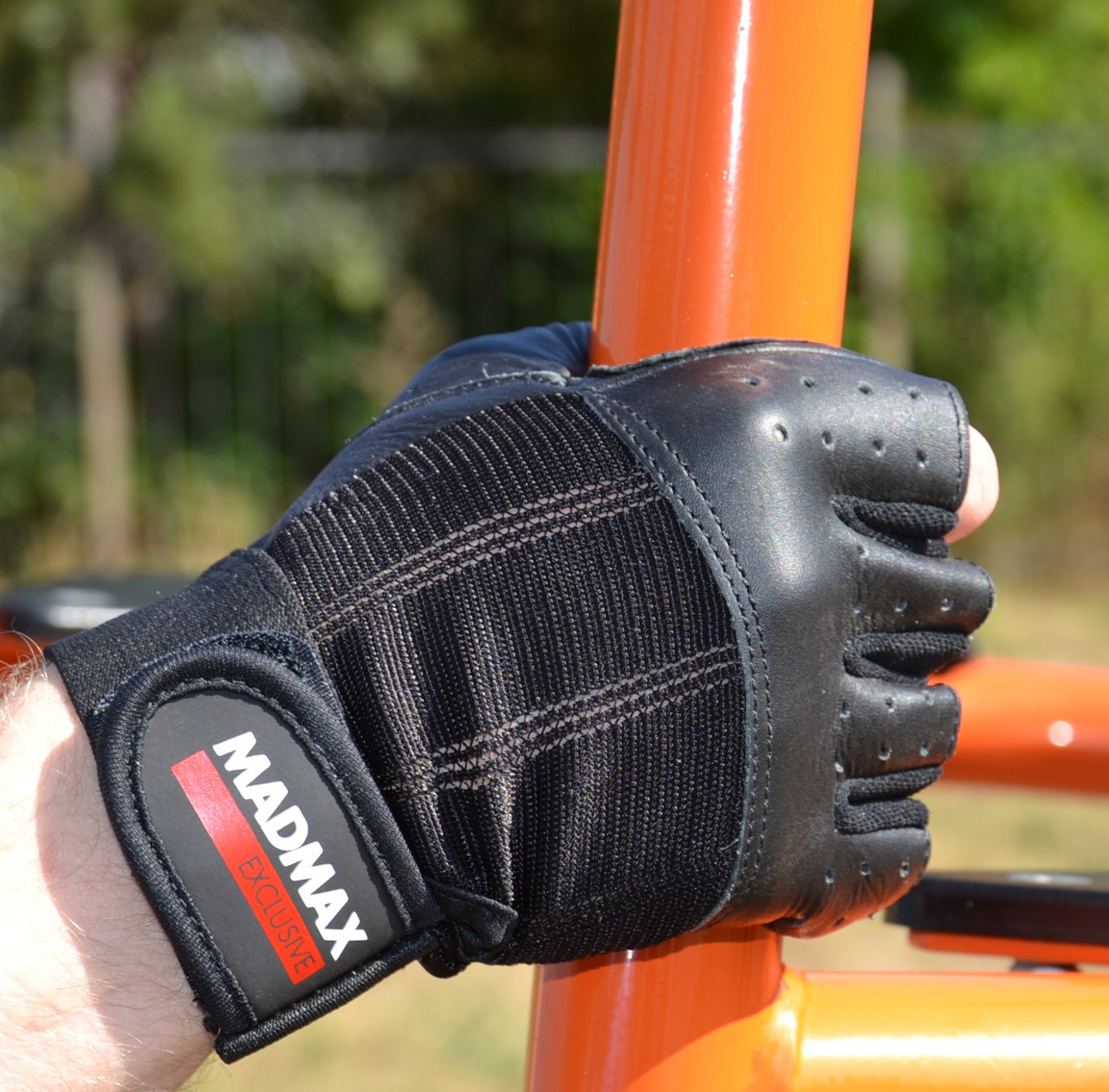 Рукавички для фітнесу MadMax MFG-248 Clasic Exclusive Black XL, фото №5