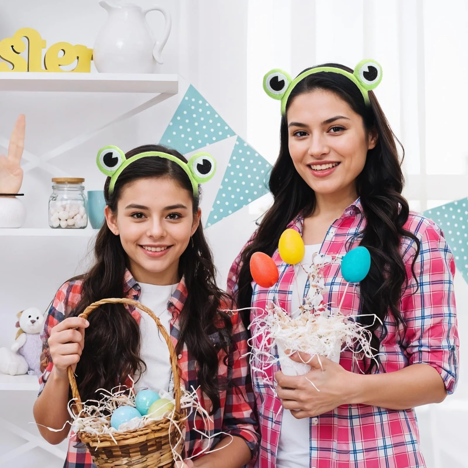 Обруч Эластичная с Зеленым Лягушонком, фото №7