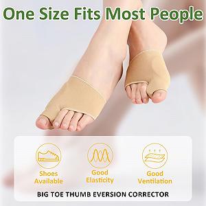 Повязка для защиты Hallux Valgus 2 пары, корректирующая synthetic.ua - Фото 1