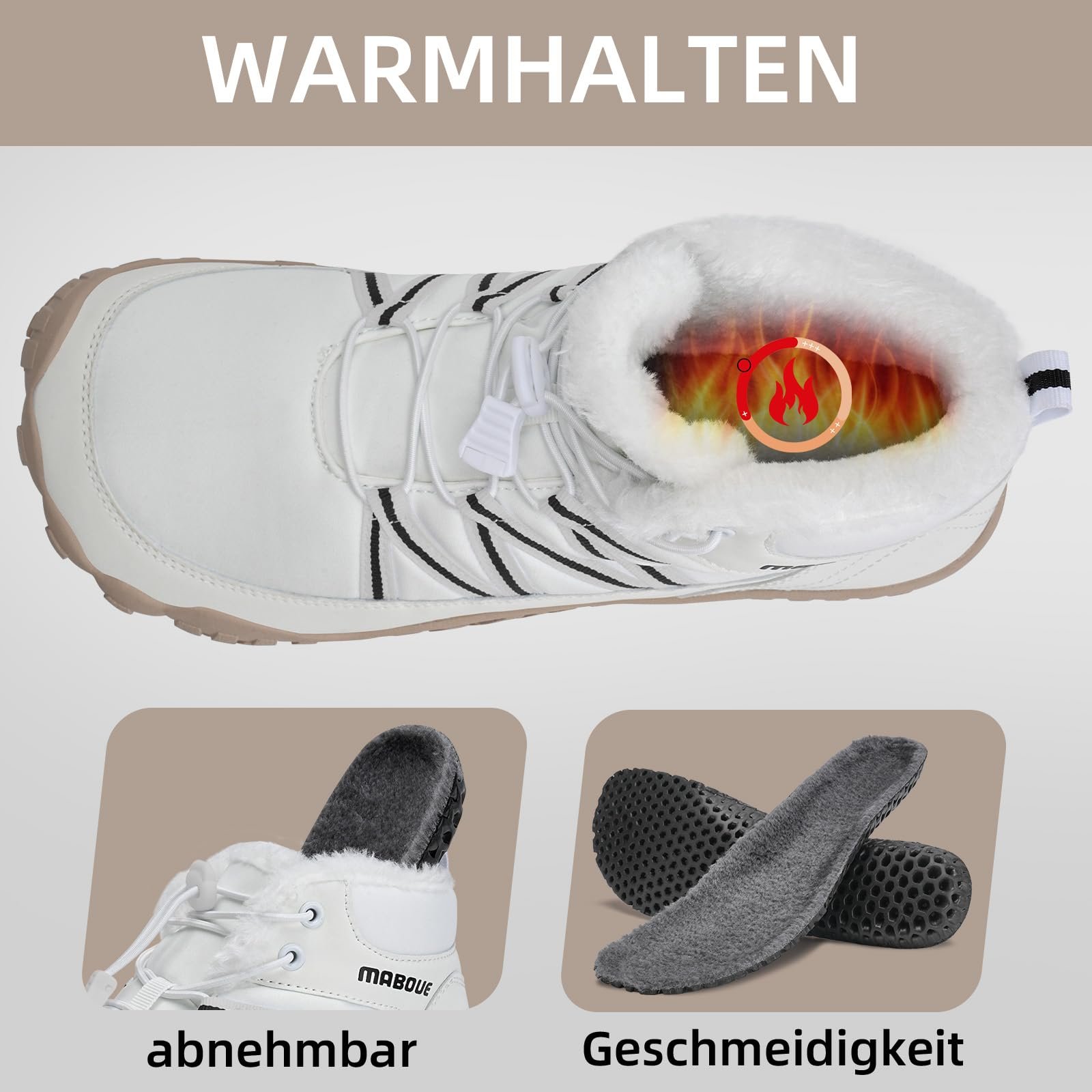 Черевики Mabove зимові для трейлраннінгу чоловічі та, фото №4