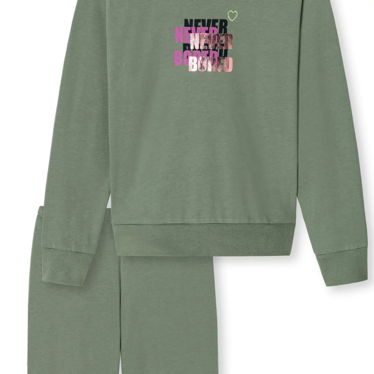 Пижама Schiesser Для девочек-подростков Теплый свитшот и комплект одежды для дома, фото №2 Пижама Schiesser Для девочек-подростков Теплый свитшот и комплект одежды для дома, фото №2