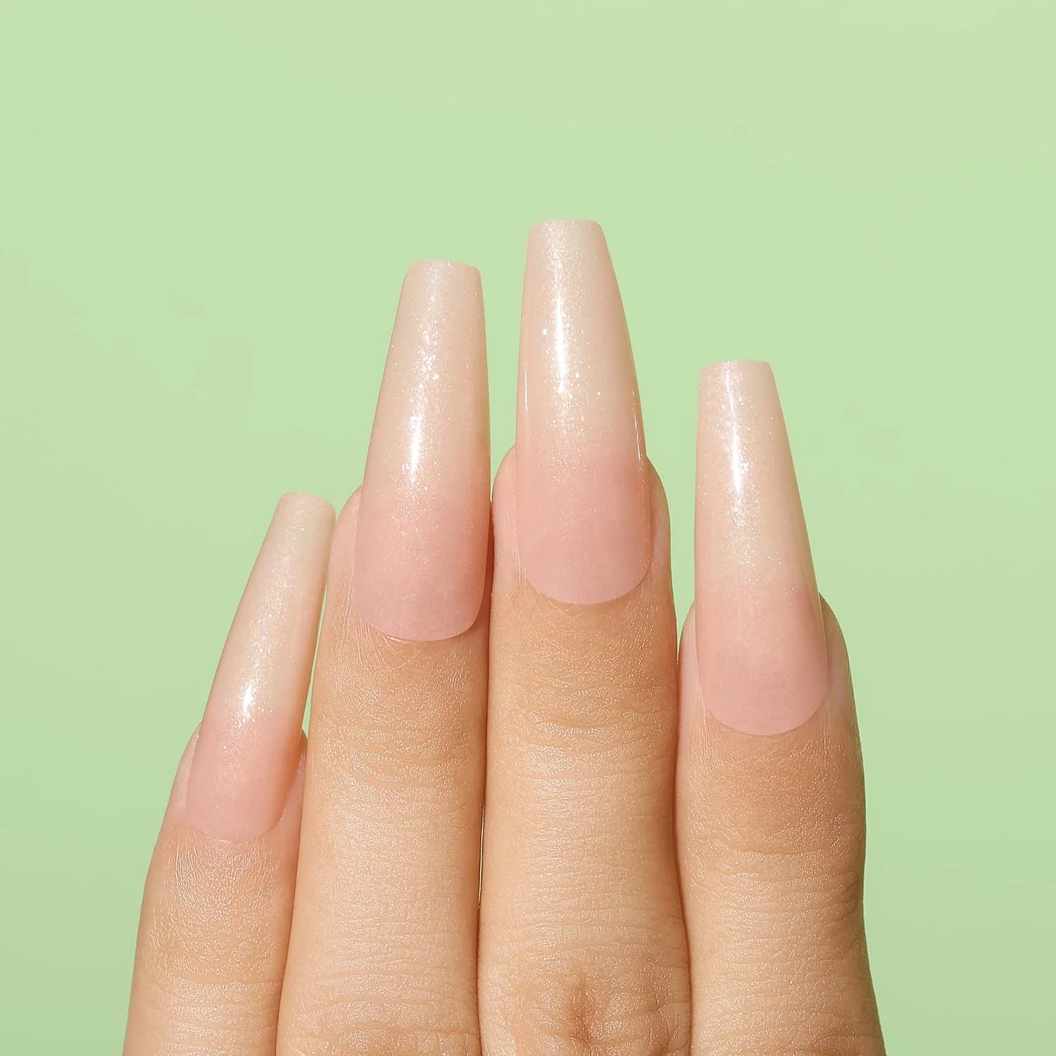 Гель-лак AIMEILI Nude Brown Shimmer Jelly UV LED Transparent - (561) 10 мл, фото №8