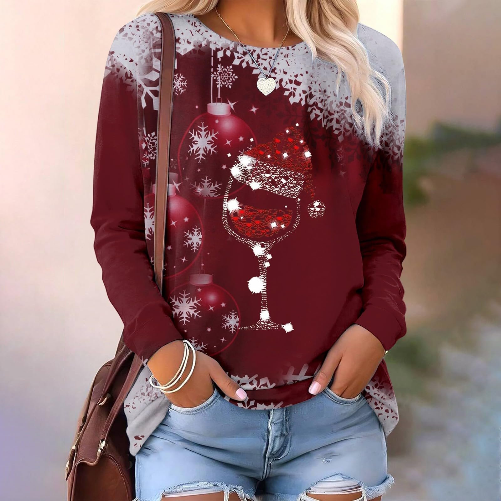 Різдвяний джемпер Unilarinna Жіночий смішний принт, фото №4 Різдвяний джемпер Unilarinna Жіночий смішний принт, фото №4