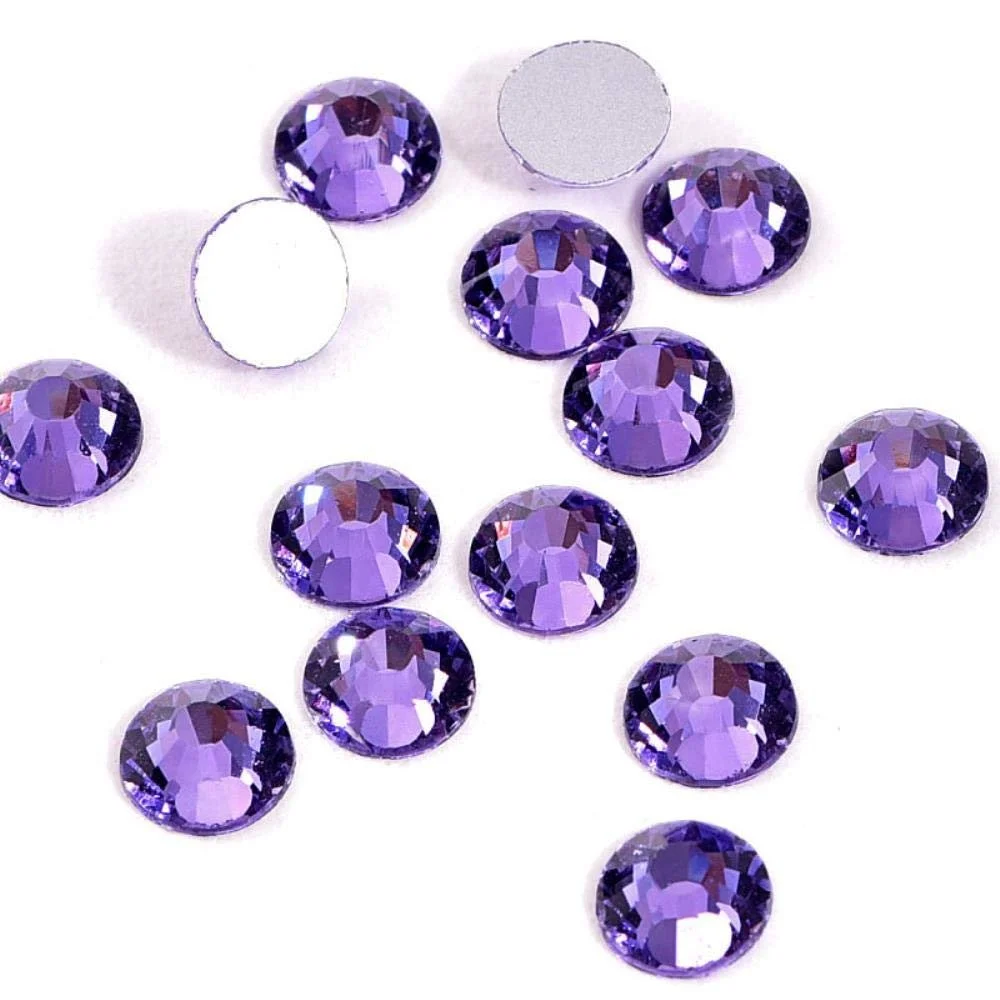 Стрази круглі Lavender Purple 2028 SS12-1440шт, фото №3