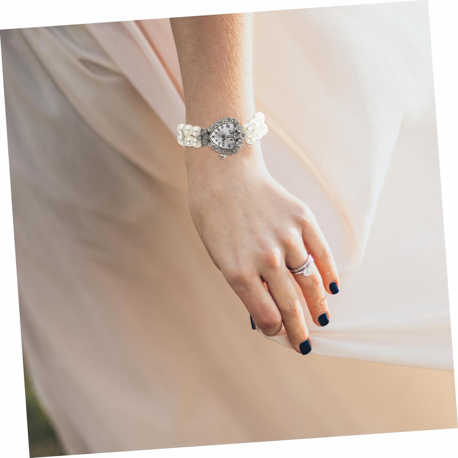 Женские часы-браслет LIFKOME Жемчужная цепочка из искусственного жемчуга Кварцевые часы для отдыха Элегантный аксессуар с текстурой и прочностью, фото №4 Женские часы-браслет LIFKOME Жемчужная цепочка из искусственного жемчуга Кварцевые часы для отдыха Элегантный аксессуар с текстурой и прочностью, фото №4