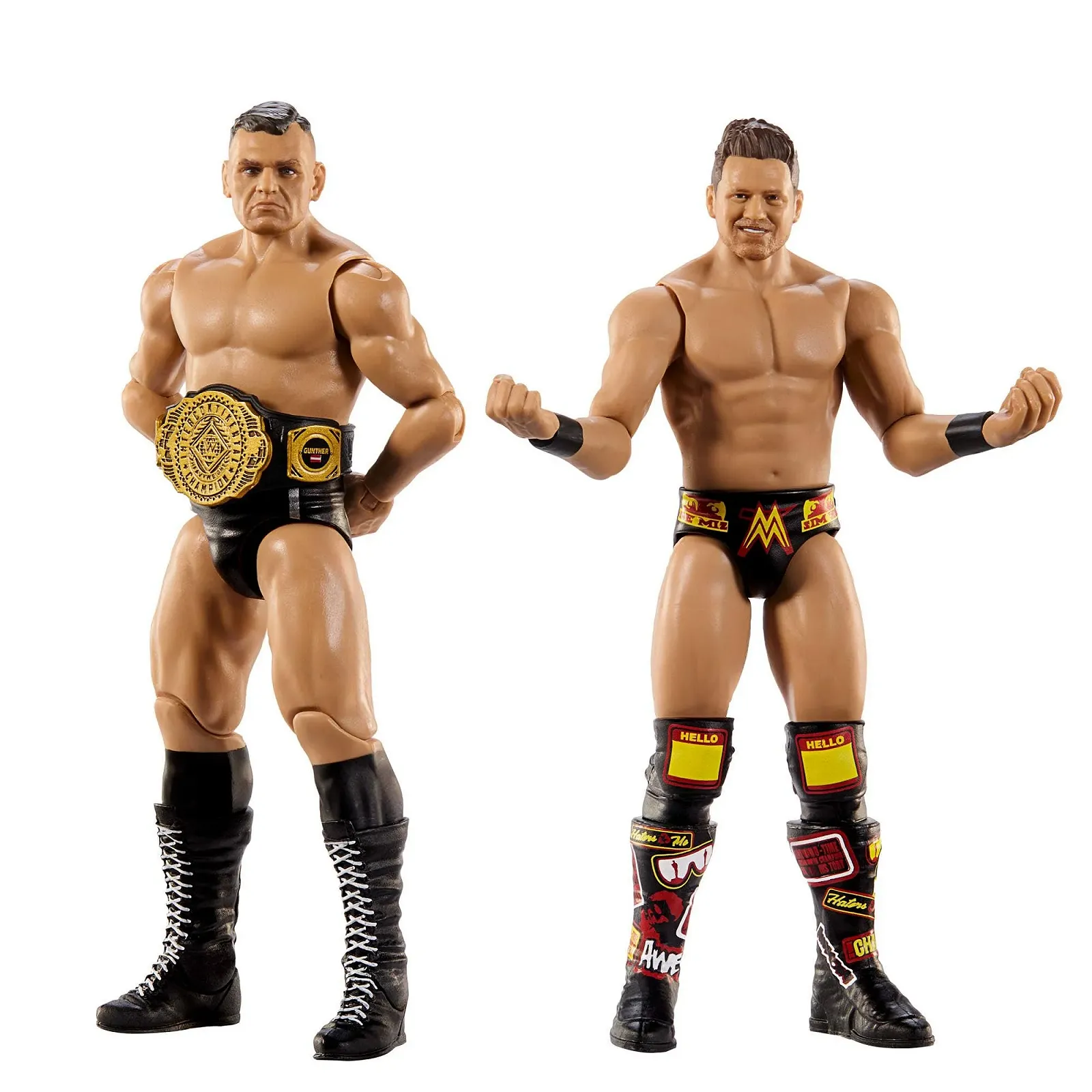 Набір ігрових фігурок Mattel WWE Main Battle Championship Showdown Series #20 Gunther vs The Miz JCV68 Multicolour, фото №3