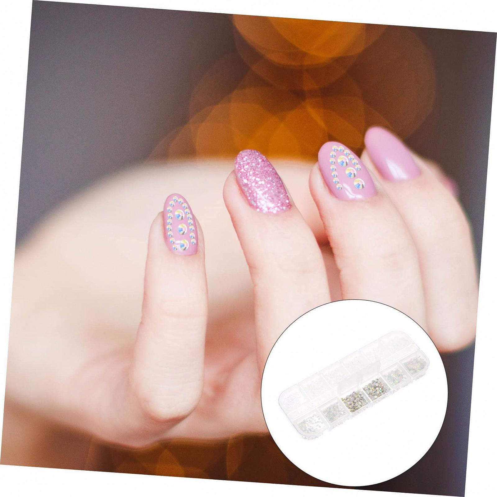 Украшения для ногтей FRCOLOR 1 коробка фигурных сверл украшения для ногтей, черные стразы для ногтей, фото №6 Украшения для ногтей FRCOLOR 1 коробка фигурных сверл украшения для ногтей, черные стразы для ногтей, фото №6