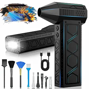 Електрична повітродувка 2025 New Model 180000 RPM 4 швидкості з ліхтариком - Фото 1