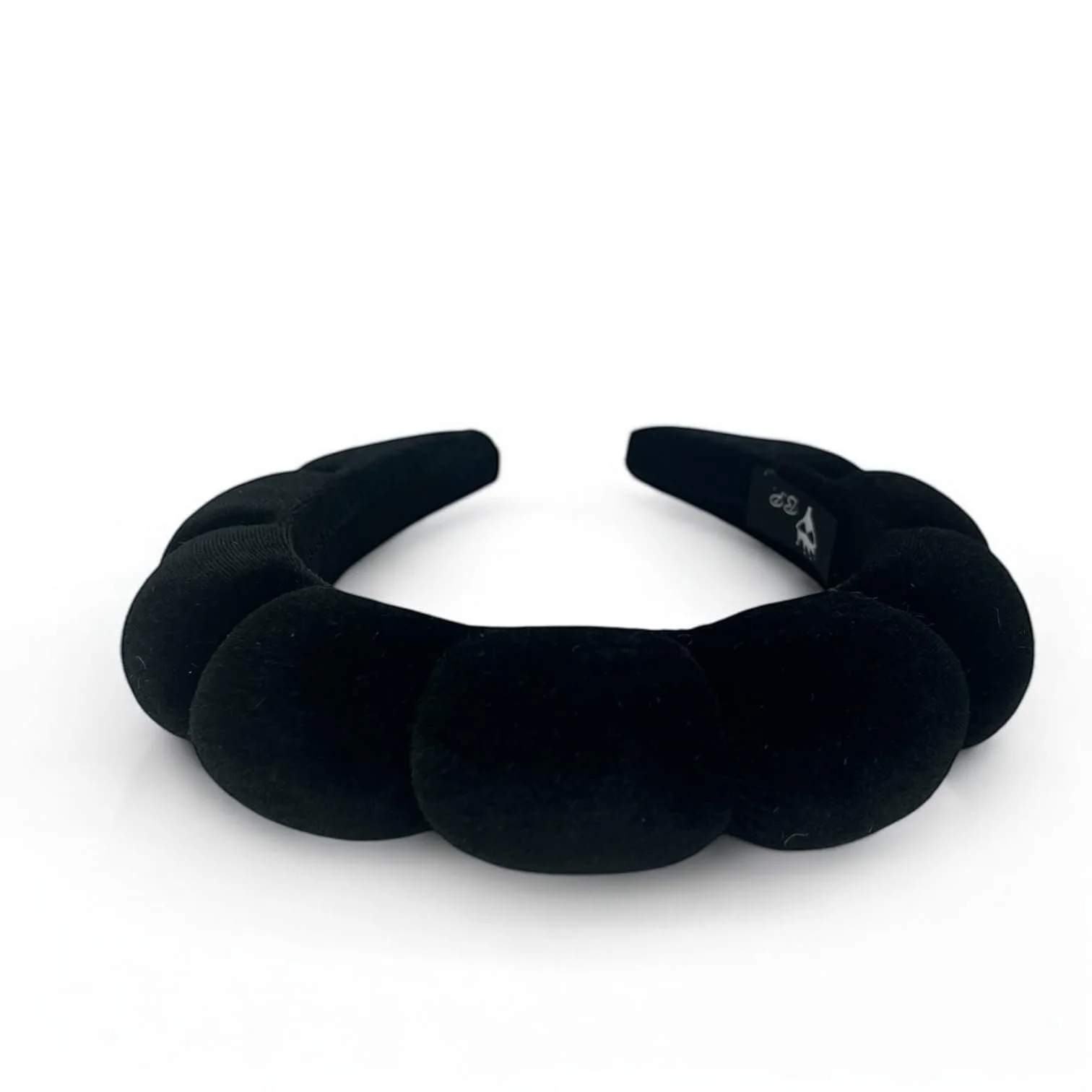 Обруч на голову Бархатная с подкладкой Черный, фото №1