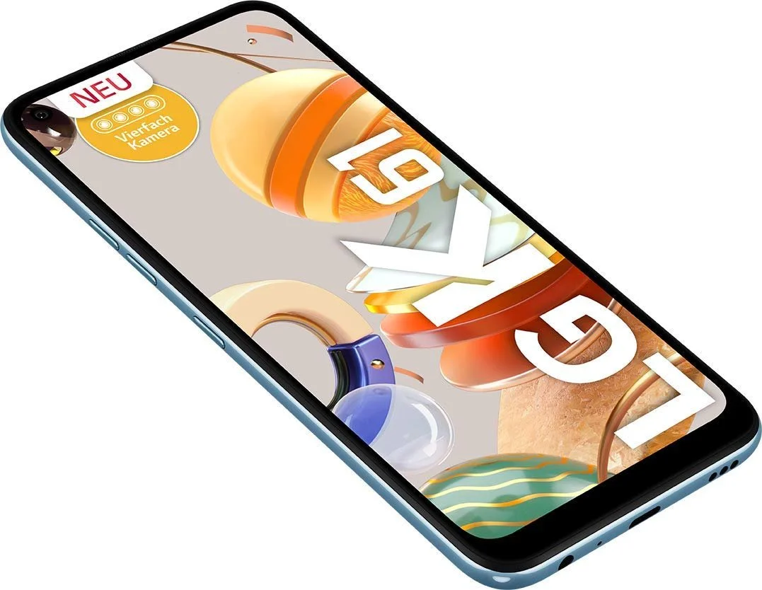 Смартфон LG K61 128 GB 6.53 дюйма FHD+ Белый, фото №4