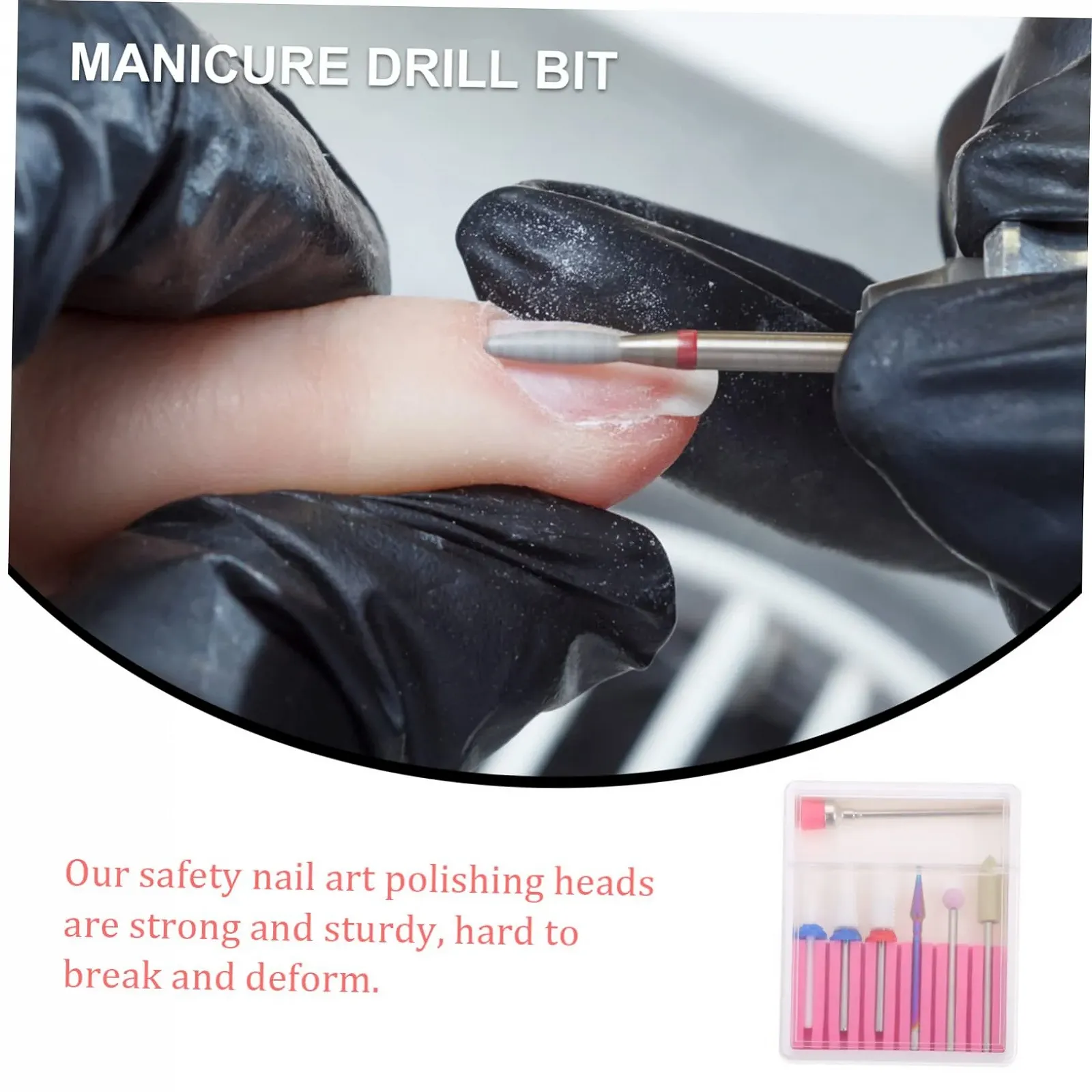 Прочные и устойчивые к ржавчине шлифовальные головки для ногтевого салона и домашнего DIY маникюра, фото №2