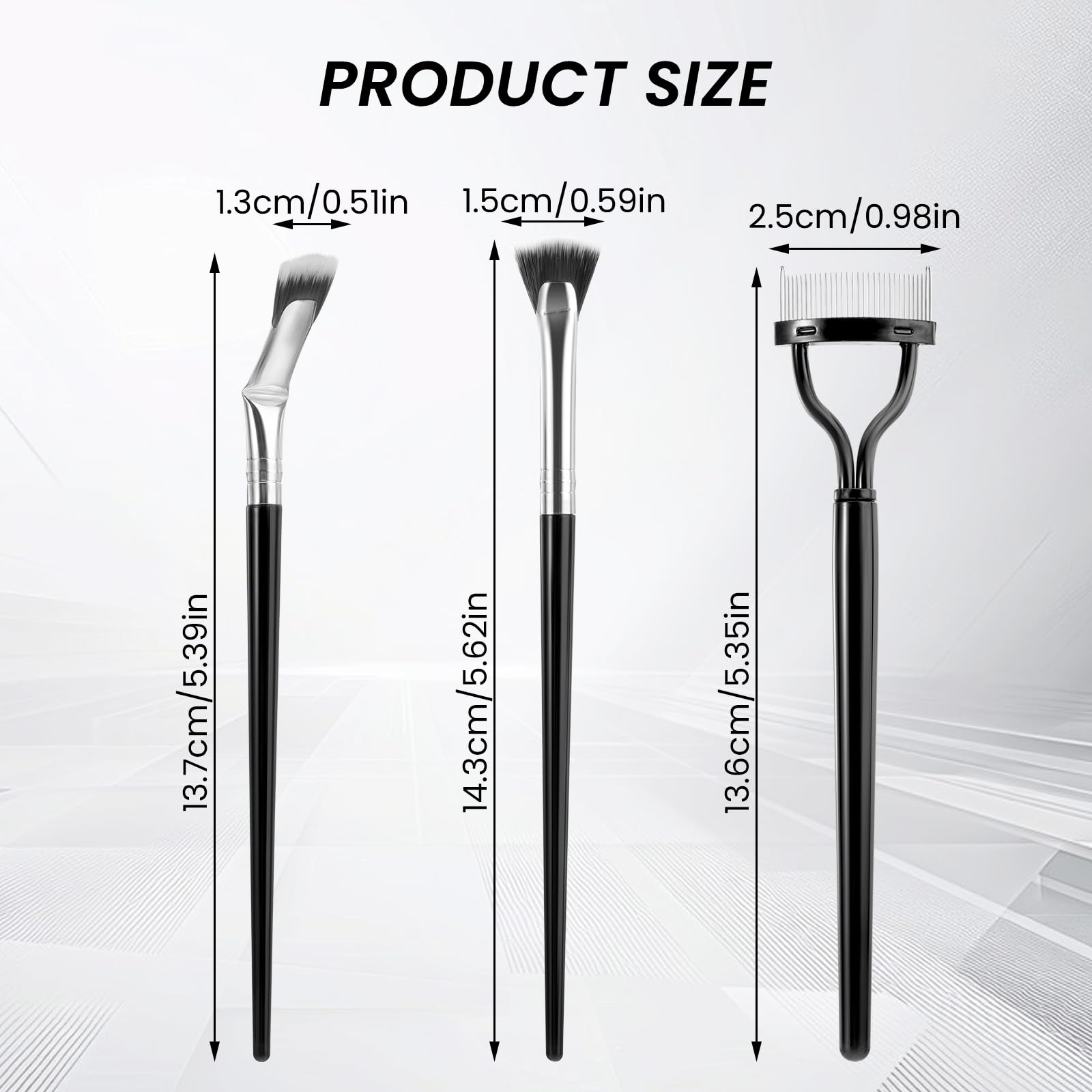 Набір Щіточок для Вій simarro Eyelash Brush Eyelash Comb Set, фото №7