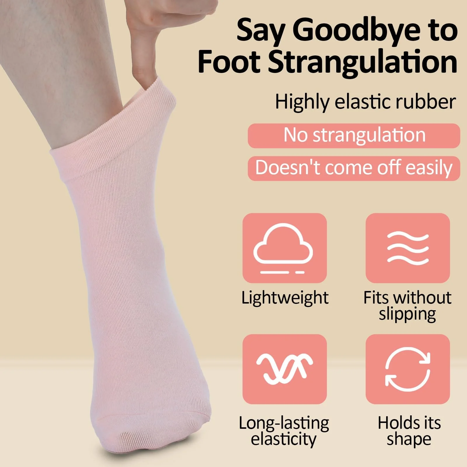 Шкарпетки Бавовняні дихаючі 5 пар, фото №3