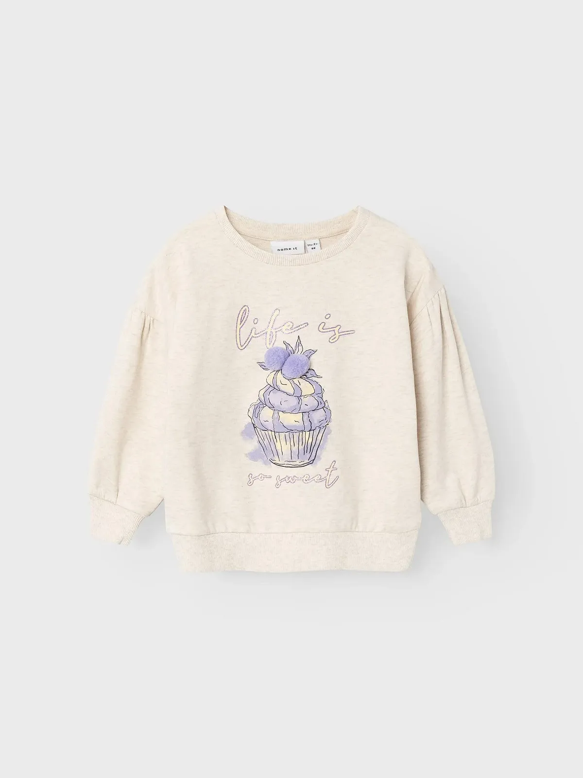 Толстовка NAME IT Nmfdinah Sweat Unb для дівчат, фото №3