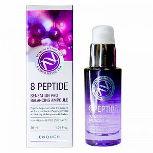 Серум для обличчя Enough 8 Peptide Sensation Pro Balancing Ampoule з пептидами 30 мл - Фото 1