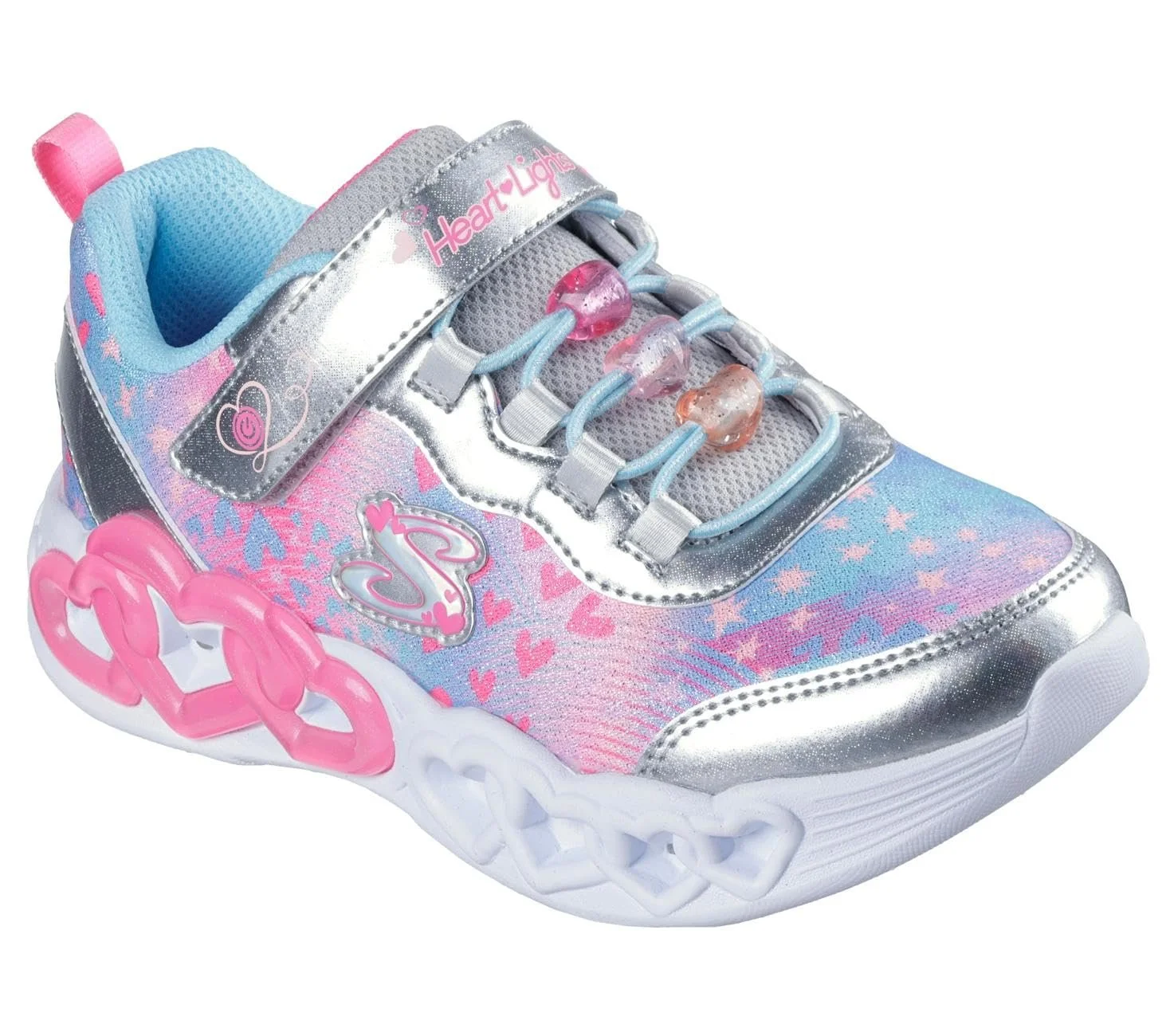 Кроссовки Skechers Infinite Lights Heart Jewels для девочек, фото №5