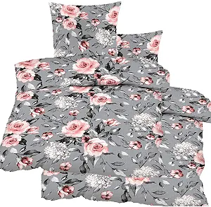 Комплект постільної білизни KH-Haushaltshandel Seersucker 4 елементи 2 x (135 x 200 см + 80 x 80 см), мікрофібра - Фото 1