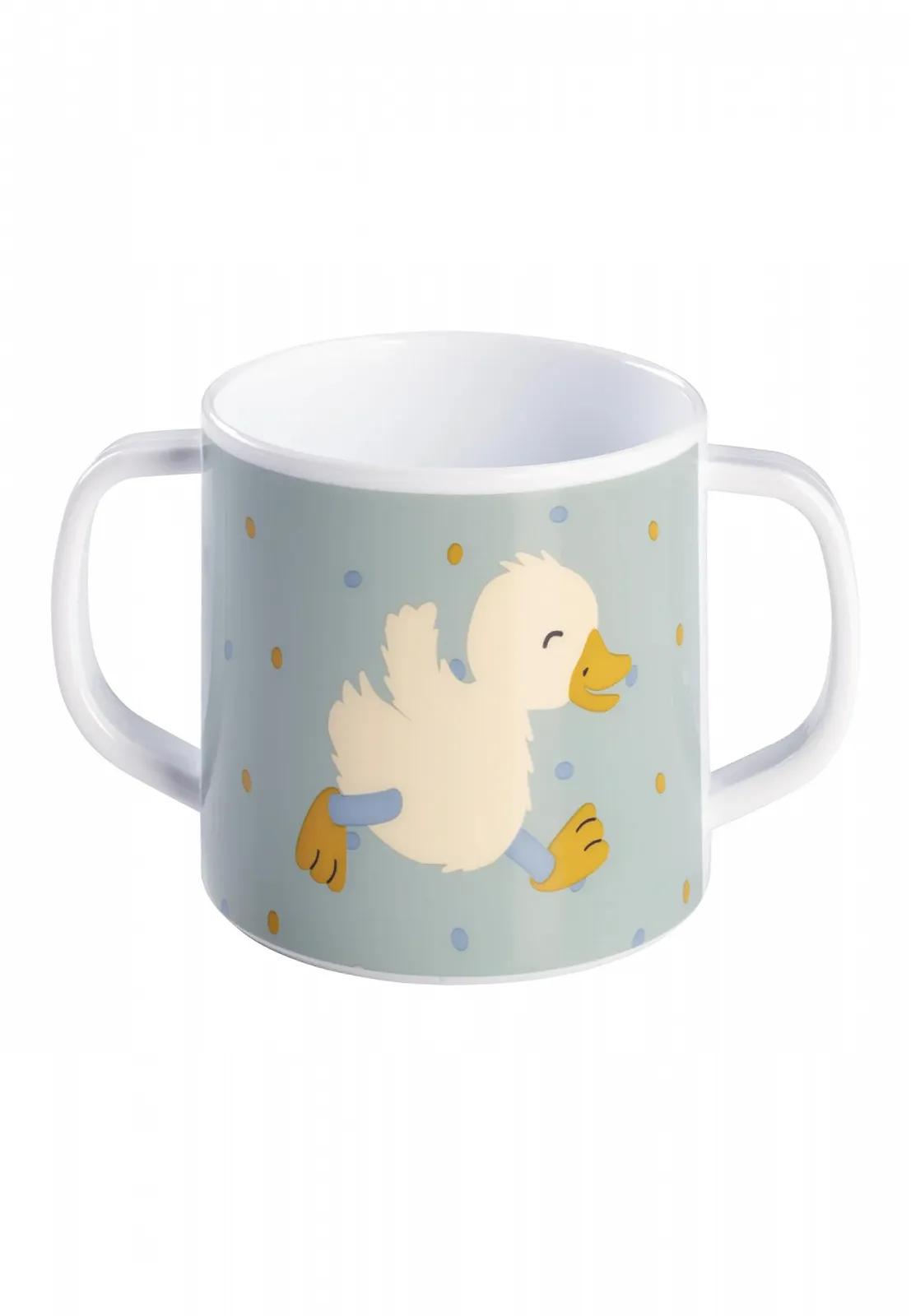 Набір посуду Sterntaler Edda Lou Duck Камінь Зелений, 5 предметів: чашка з ручками, тарілка, миска для каші з нековзною основою, ложка та виделка, фото №5