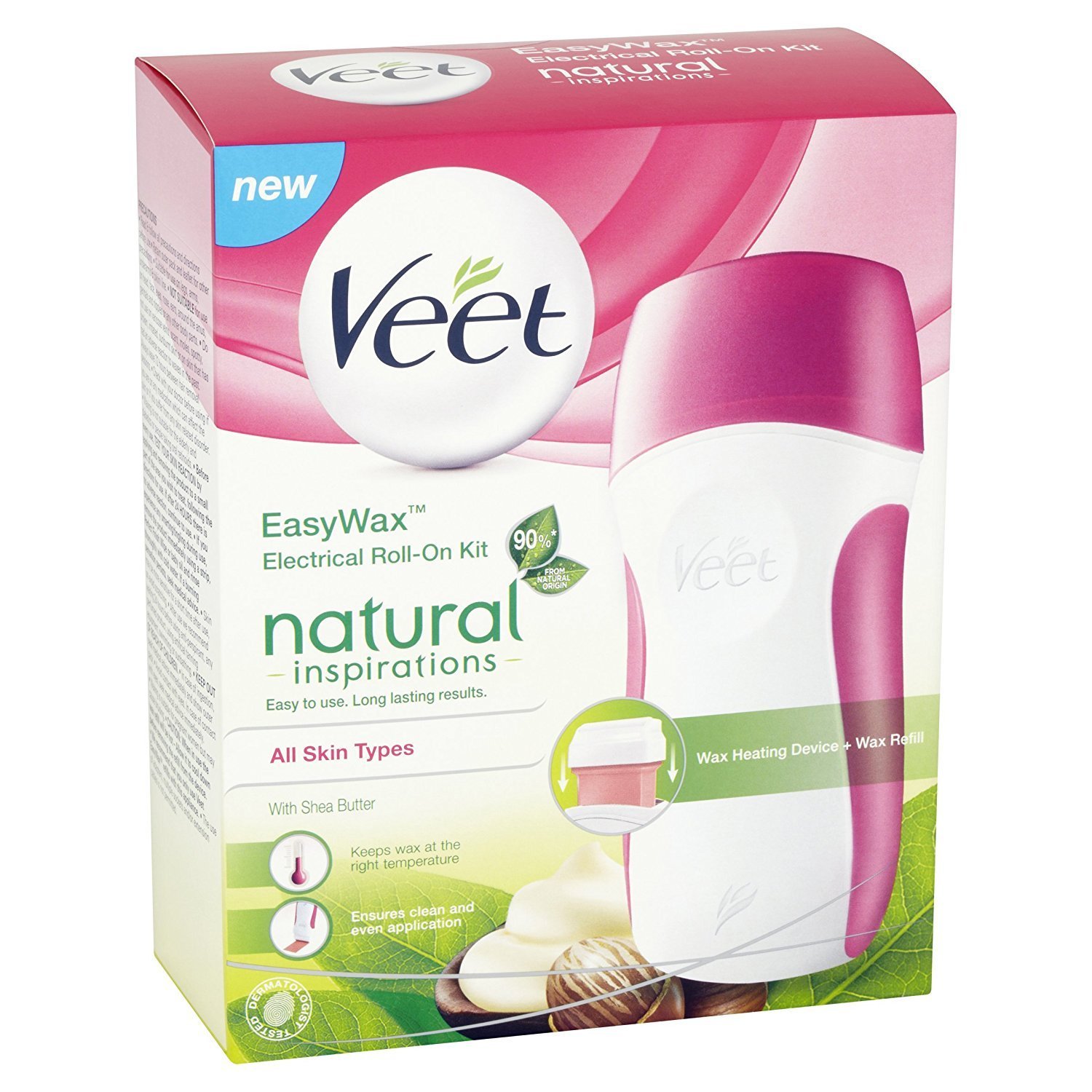Набор для восковой депиляции Veet Easy Wax Naturals, фото №2
