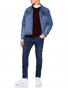 Джемпер з V-подібним вирізом JACK & JONES Чоловічий Трикотажний - Фото 1