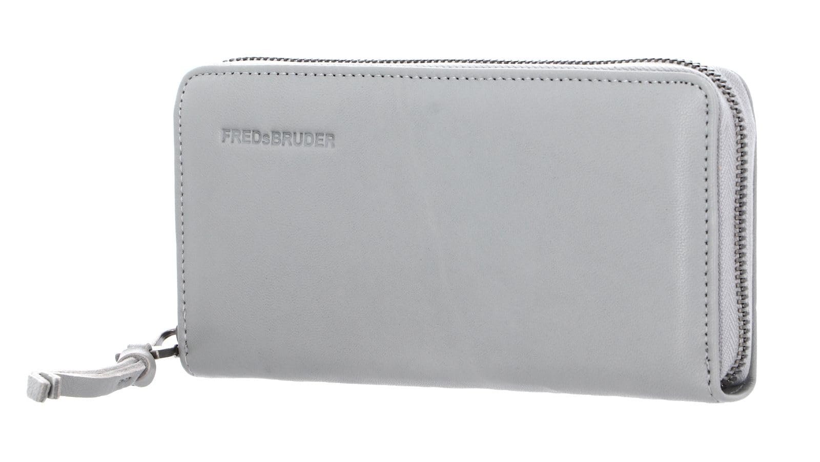 Кожаный кошелек FREDsBRUDER Jeren 19 см, Cloud Grey, Modern, фото №1