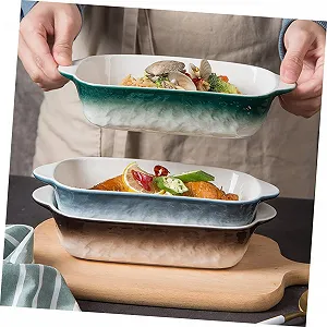 Форма для запекания Cabilock керамическая термостойкая для духовки микроволновой печи и посудомоечной машины synthetic.ua - Фото 1