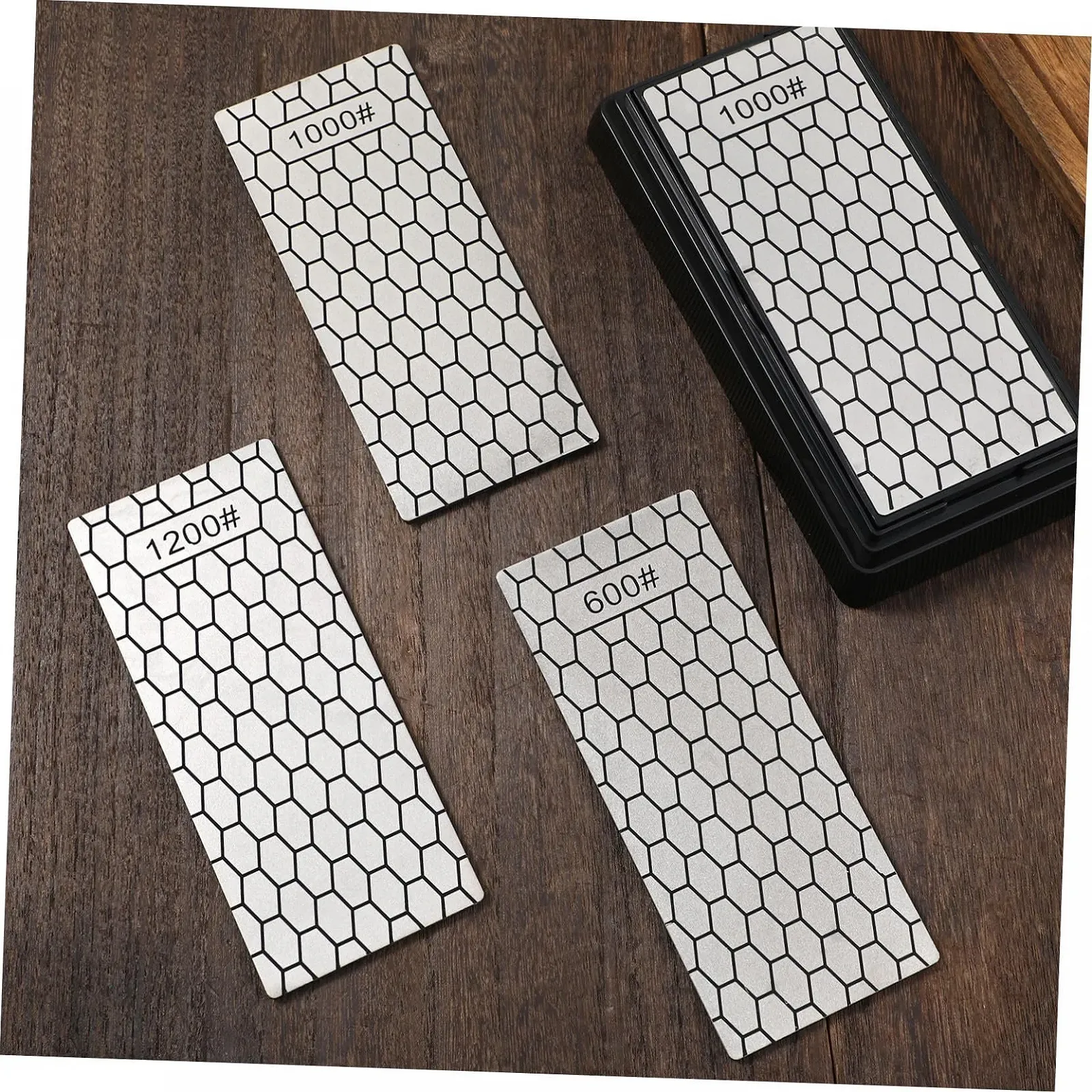 Точилки для ножів VALICLUD алмазні набір 3 шт. з нековзним дизайном, фото №6