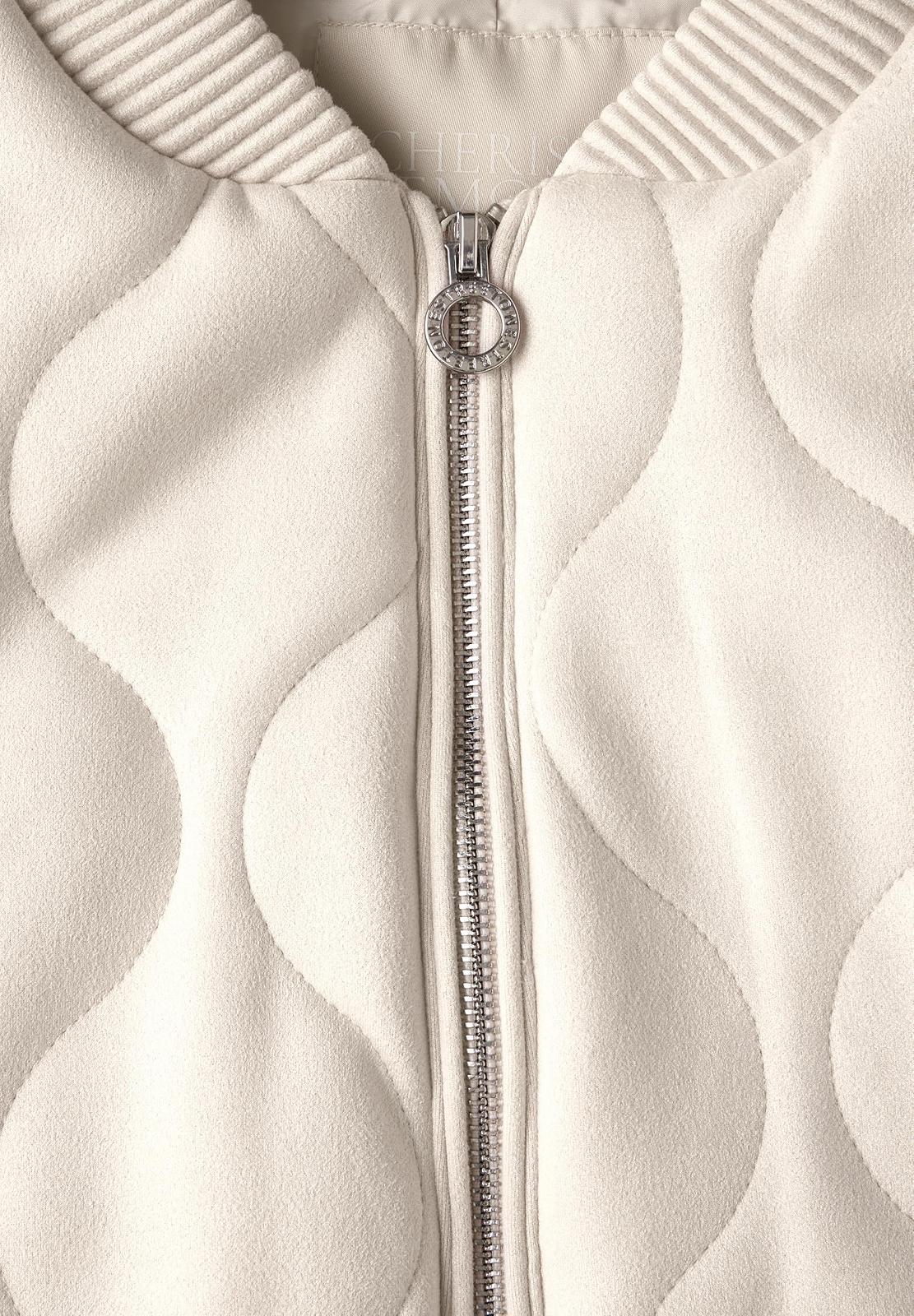 Куртка Street One стеганая велюровая женская, фото №4