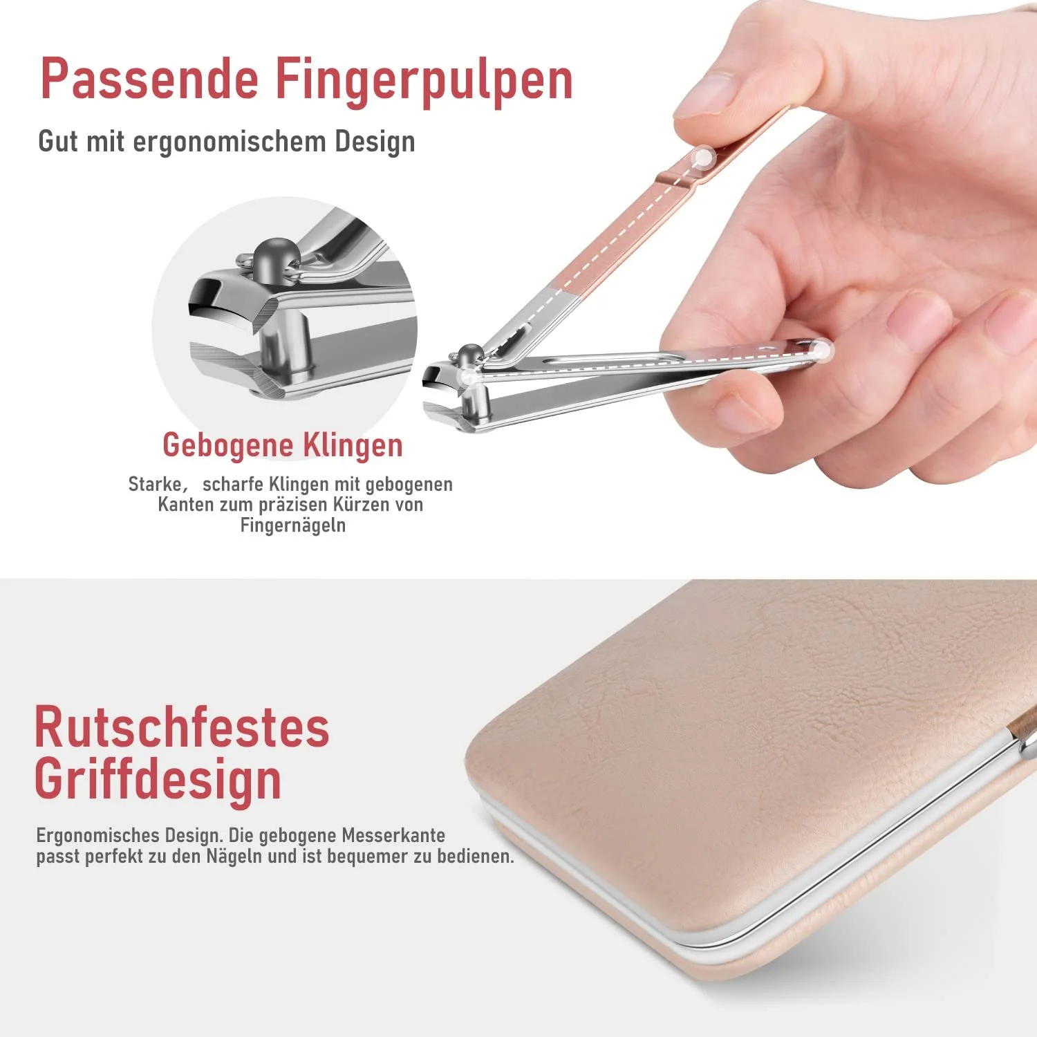 Набор для маникюра Akake, инструменты для ногтей 18 в 1 с роскошным дорожным футляром для мужчин и женщин, фото №3 Набор для маникюра Akake, инструменты для ногтей 18 в 1 с роскошным дорожным футляром для мужчин и женщин, фото №3