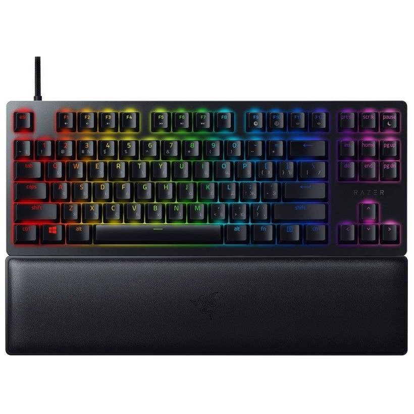 Клавіатура Razer Huntsman V2 TKL Purple Switch Black USB (RZ03-03941400-R3R1), фото №5