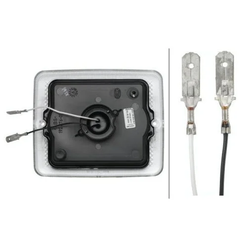 Скло ліхтаря HELLA 9DW 195 804-061 заднього ходу, фото №2