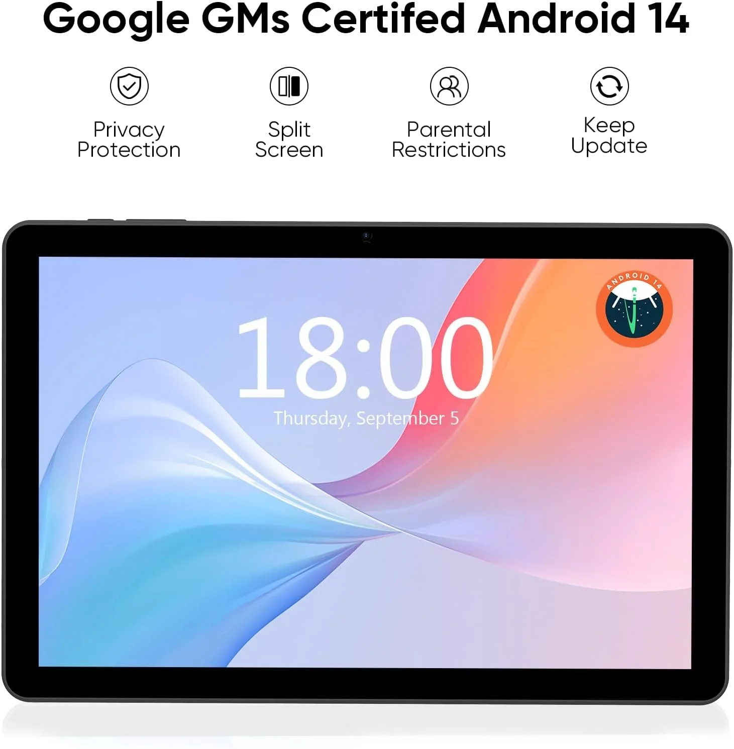 Планшет 10.1" COLORROOM C3 Pro (4+6)/64Gb 8 ядер Android 14 6000 mAh Блакитний, фото №2