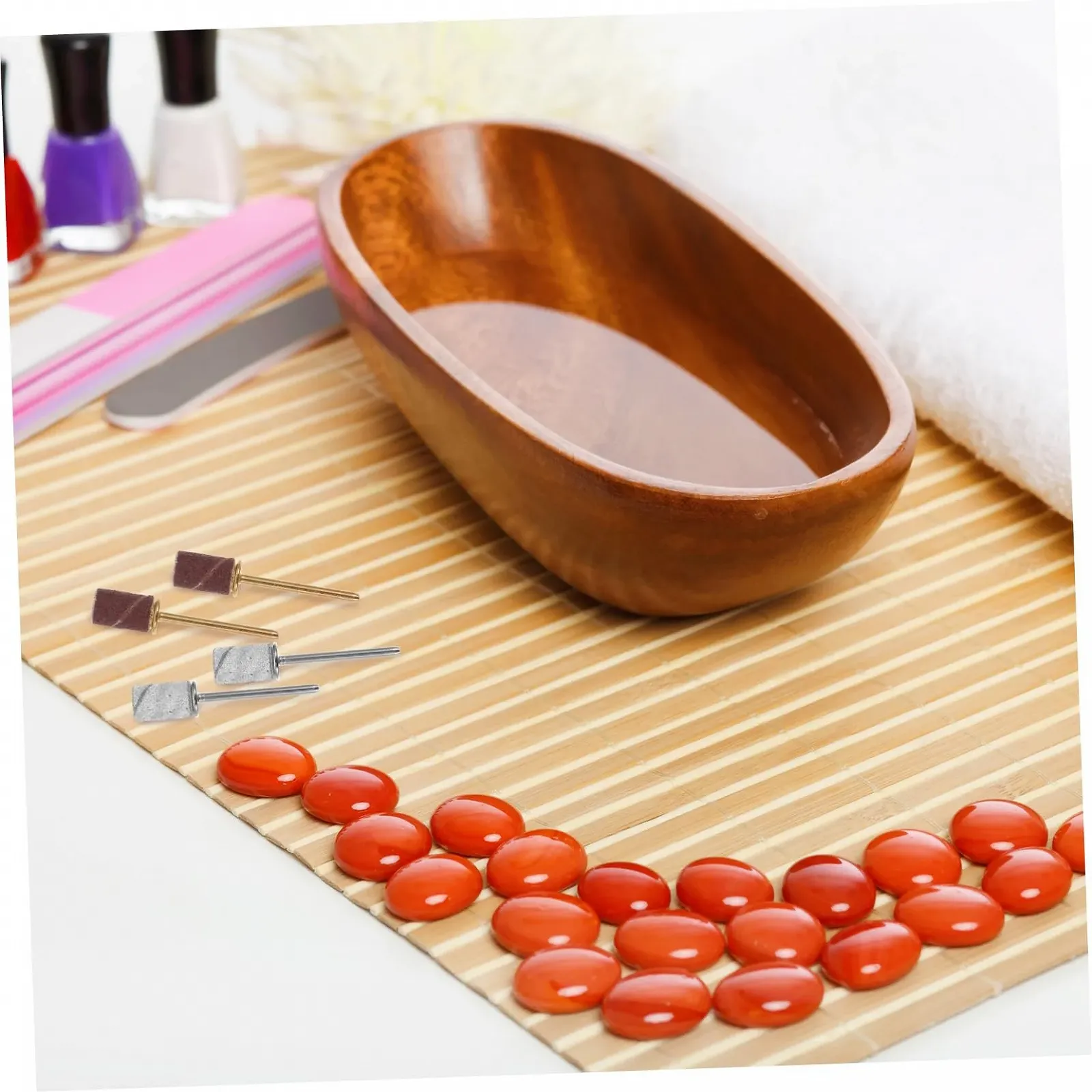 Набор для маникюра OATIPHO 1 Satz Шлифовальные ленты и насадки для дрели, фото №4 Набор для маникюра OATIPHO 1 Satz Шлифовальные ленты и насадки для дрели, фото №4