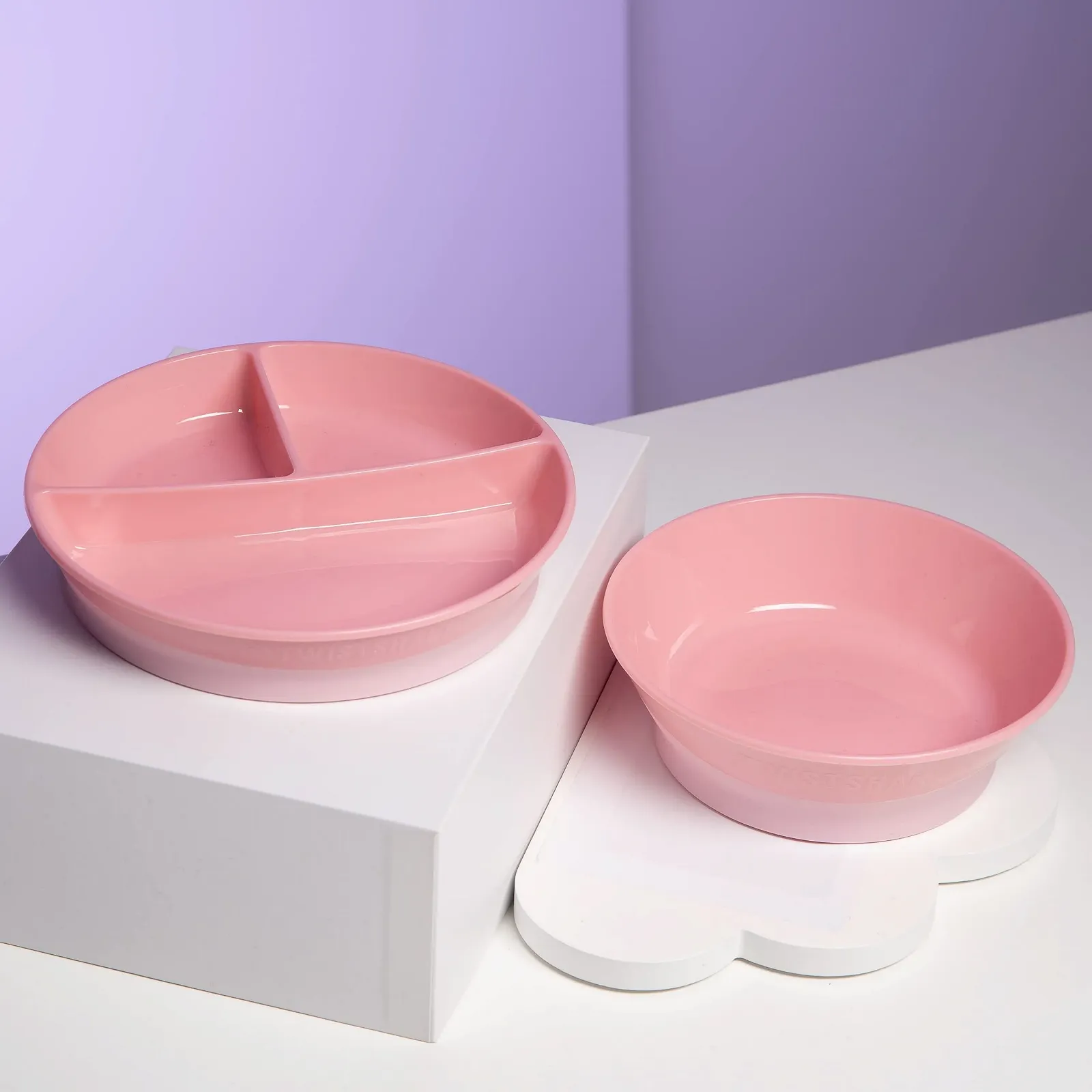 Розділена дитяча тарілка Twistshake, без BPA, рожева, фото №3 Розділена дитяча тарілка Twistshake, без BPA, рожева, фото №3