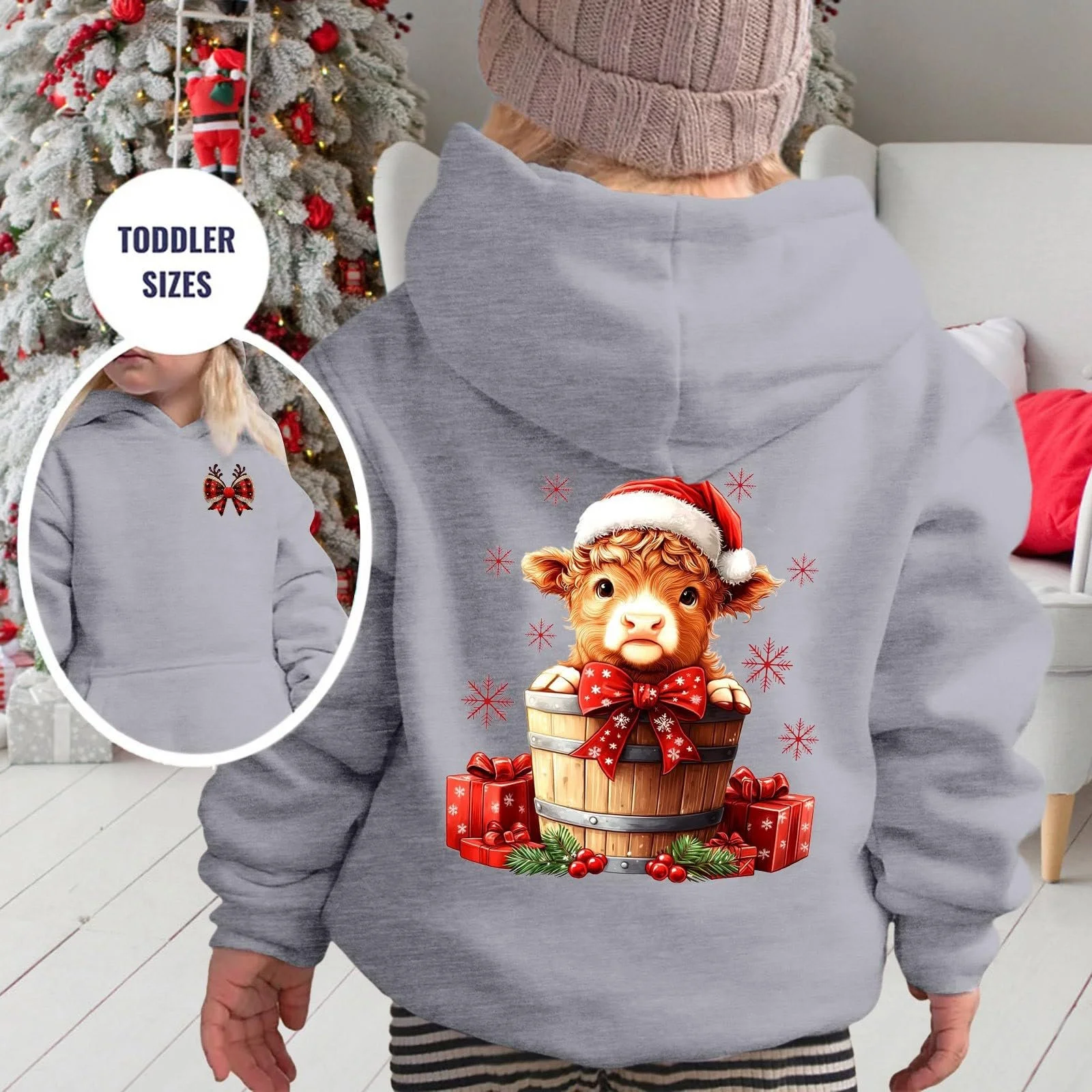 Худі для дівчинки, з принтом, повсякденний, з довгими рукавами, спортивний, фото №3