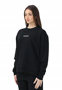 Жіночий світшот з круглим вирізом DSQUARED2 з логотипом - Фото 1