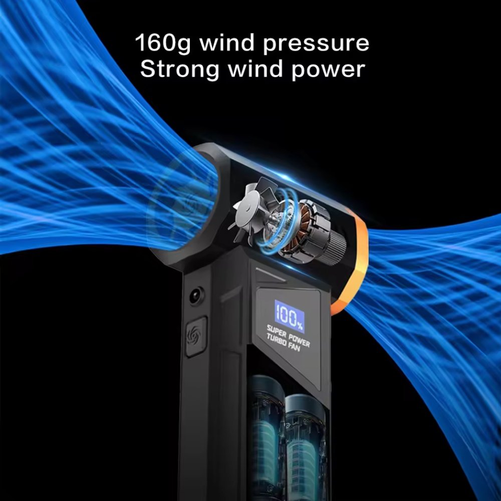 Портативний турбовентилятор Violent M4 Turbo Jet Fan 110000 RPM Orange, фото №6