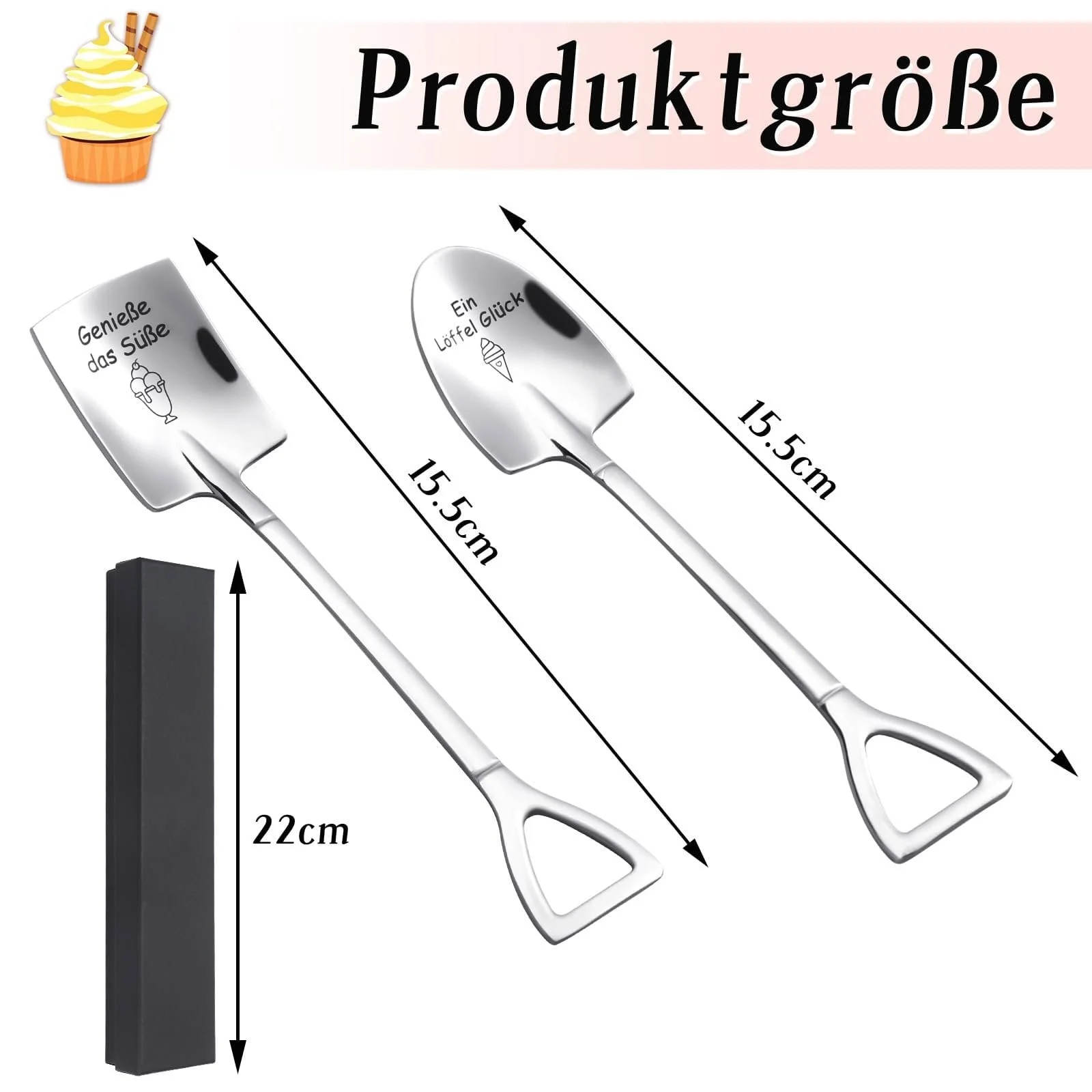 Ложки для морозива Пара ложок з гравіюванням, фото №3 Ложки для морозива Пара ложок з гравіюванням, фото №3