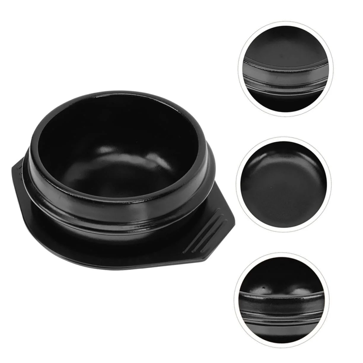 Горшок керамический термостойкий глазурованный для бибимбапа и тушения в корейском стиле, фото №8