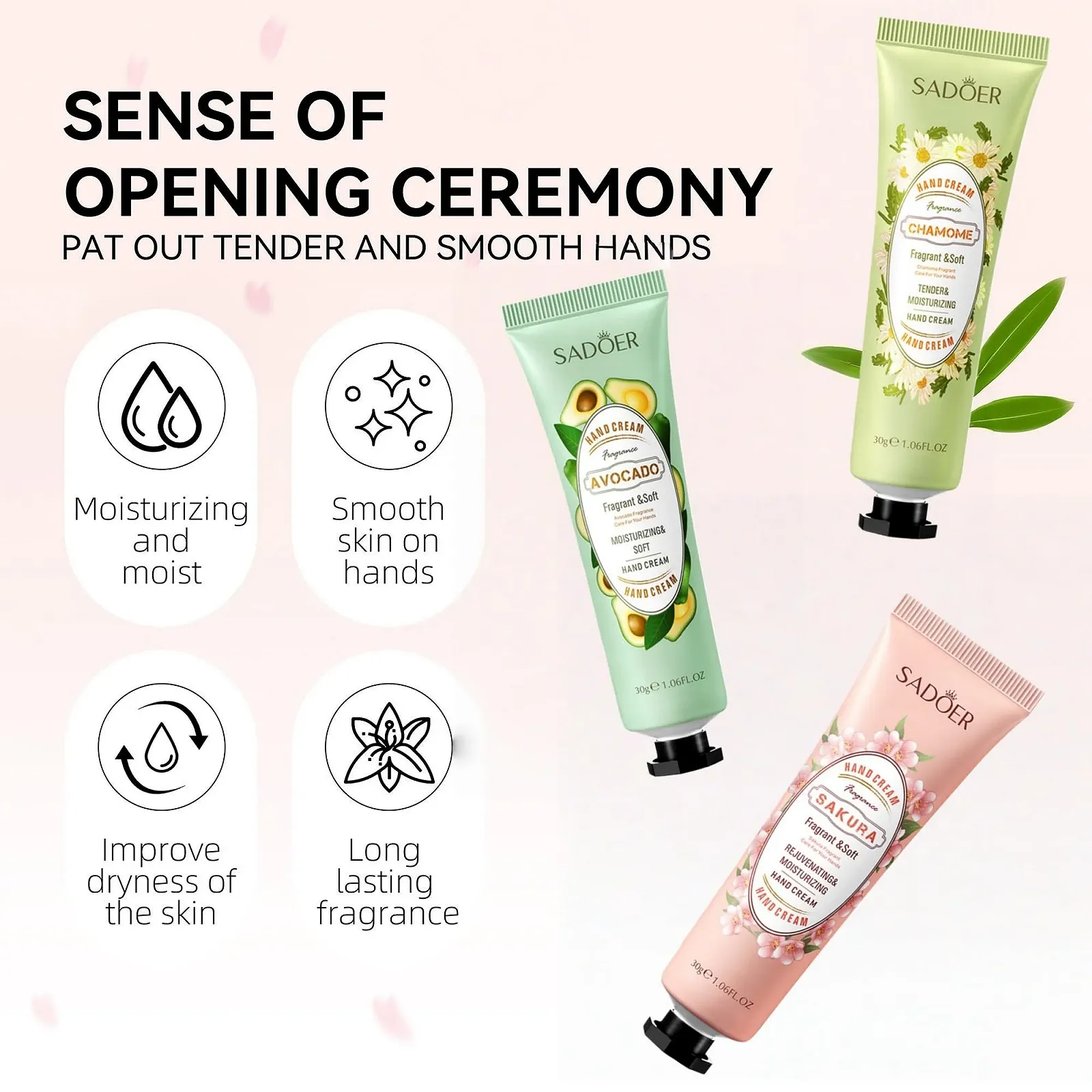 Крем для рук Luthando Міні набір 15 x 30 мл Ароматизований Зволожуючий Крем для Рук та Ніг, фото №3