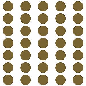Настінна наклейка kleb-Drauf 35 Dots Gold Matt - Фото 1