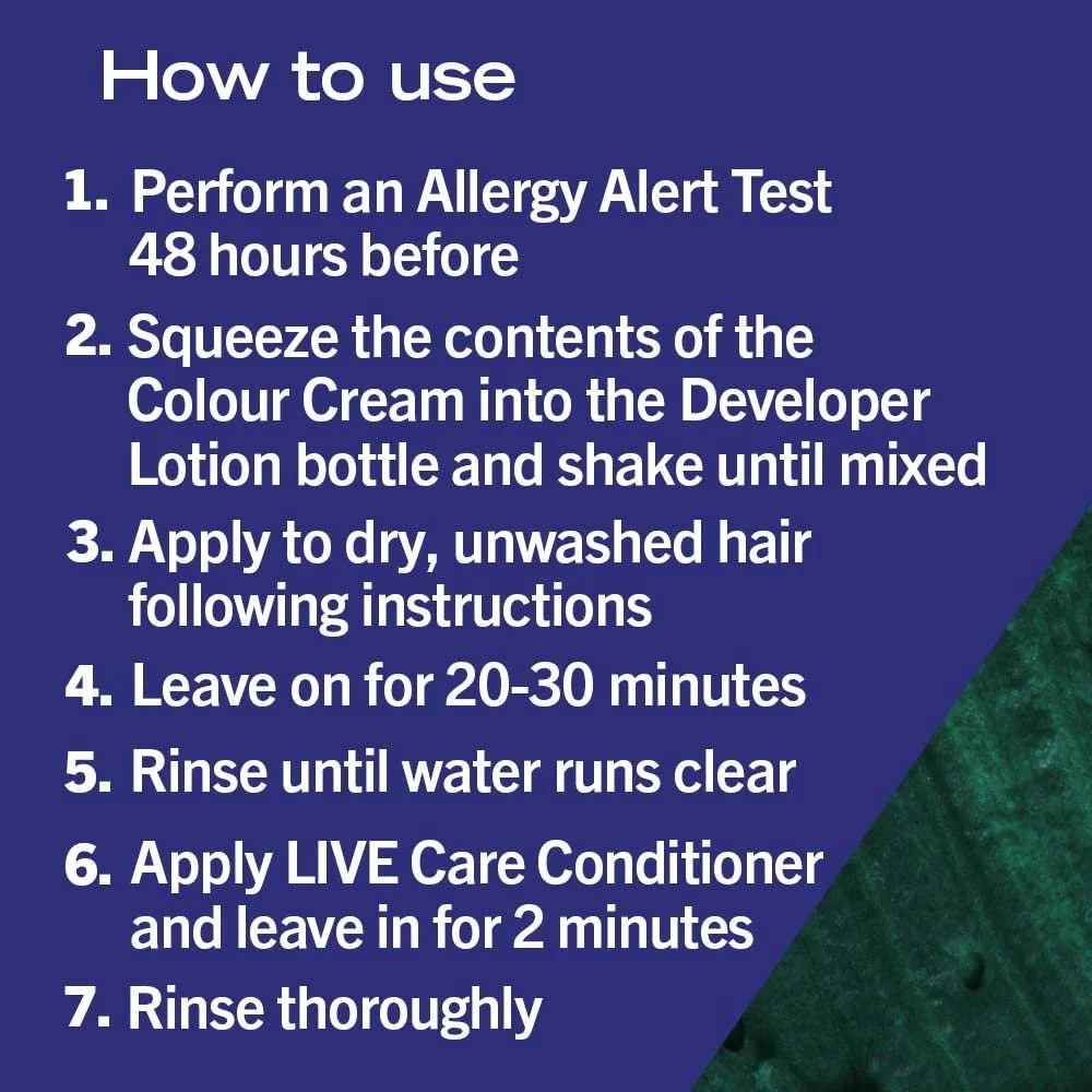 Фарба для волосся Schwarzkopf LIVE Urban Metallics Midnight Jade U75, стійка, насичений темно-зелений колір, фото №5 Фарба для волосся Schwarzkopf LIVE Urban Metallics Midnight Jade U75, стійка, насичений темно-зелений колір, фото №5