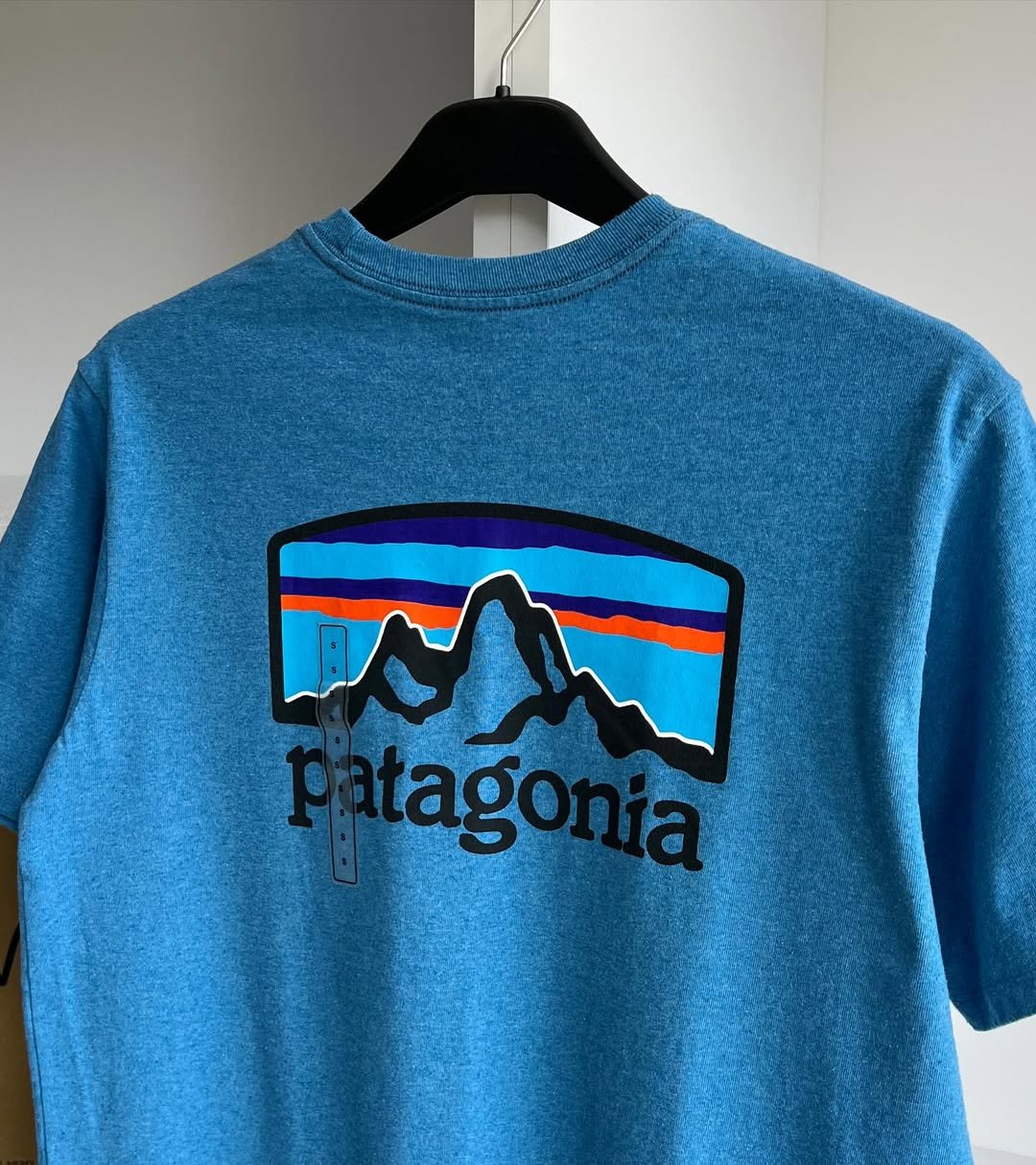Футболка Patagonia Men's Line Logo Ridge Pocket Responsibili-Tee S, фото №1