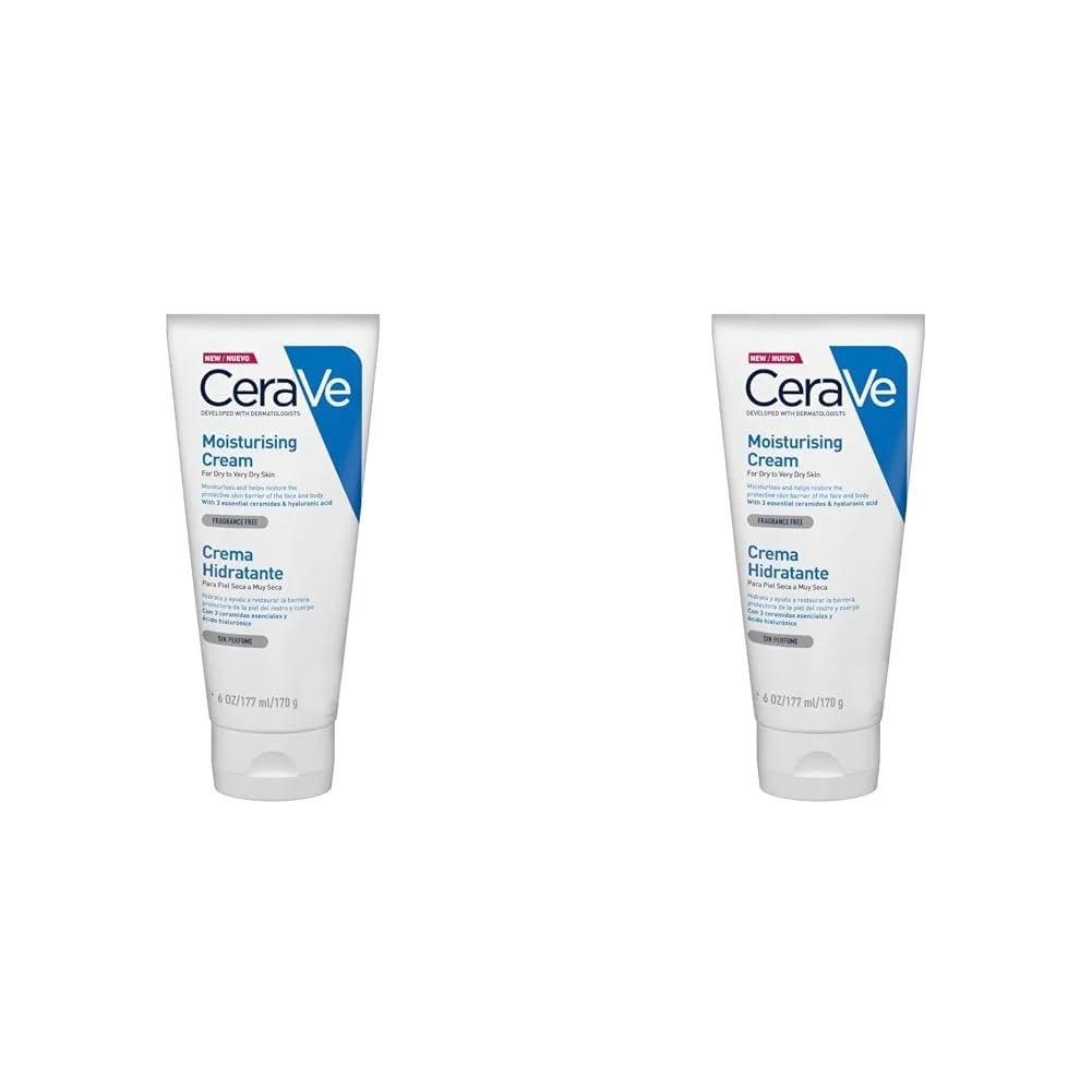 Зволожувальний крем CeraVe для тіла та обличчя для сухої та дуже сухої шкіри 177 мл, фото №1 Зволожувальний крем CeraVe для тіла та обличчя для сухої та дуже сухої шкіри 177 мл, фото №1
